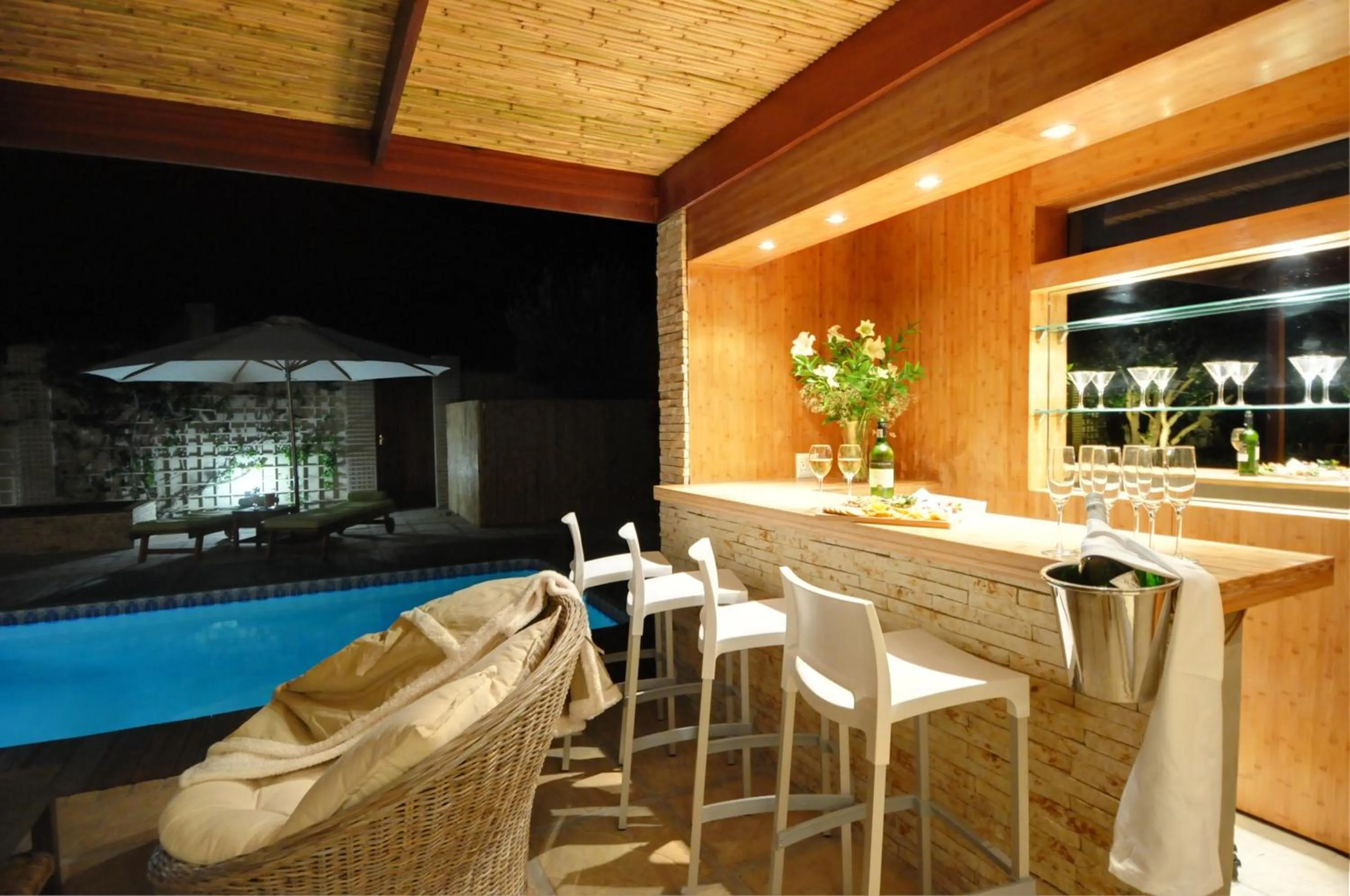 Drinks in Bamboo Guest House