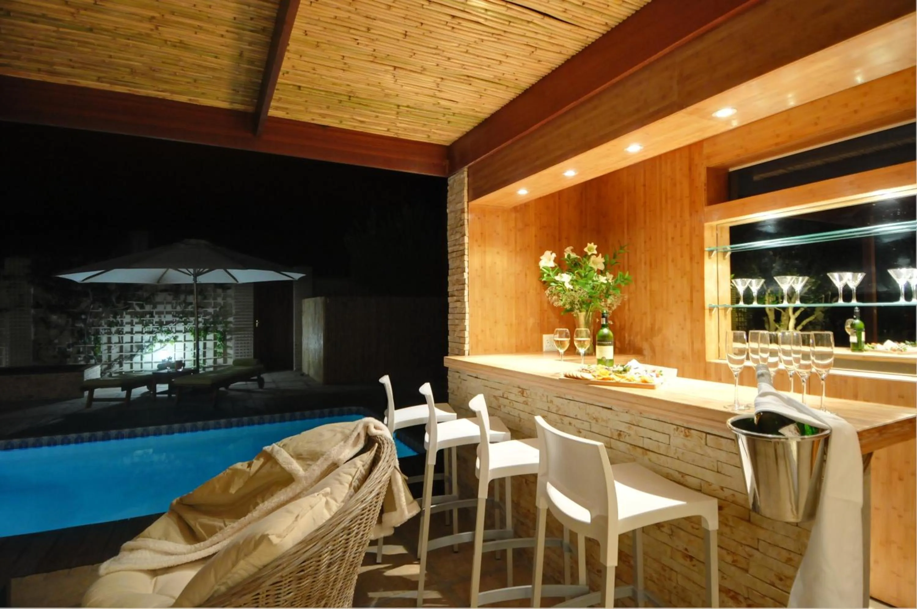 Drinks in Bamboo Guest House