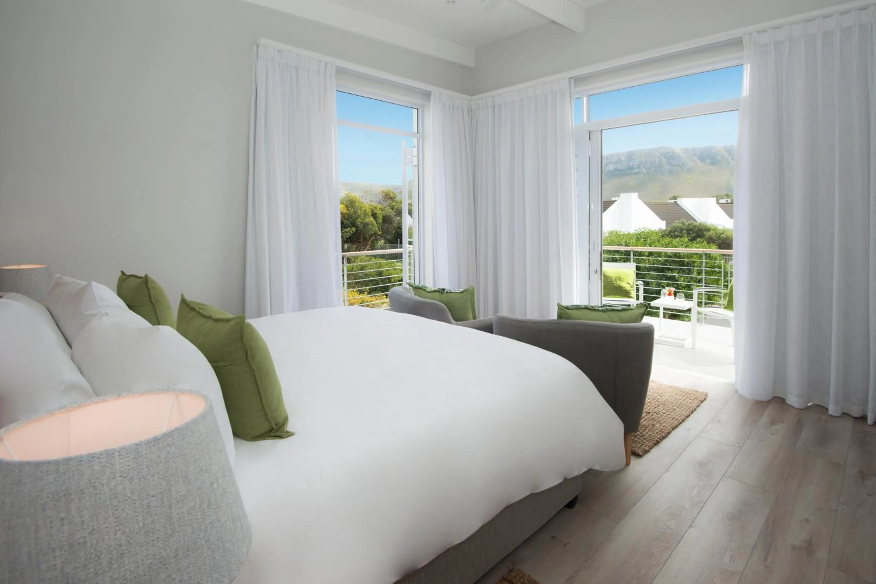 Bed in Bamboo Guest House