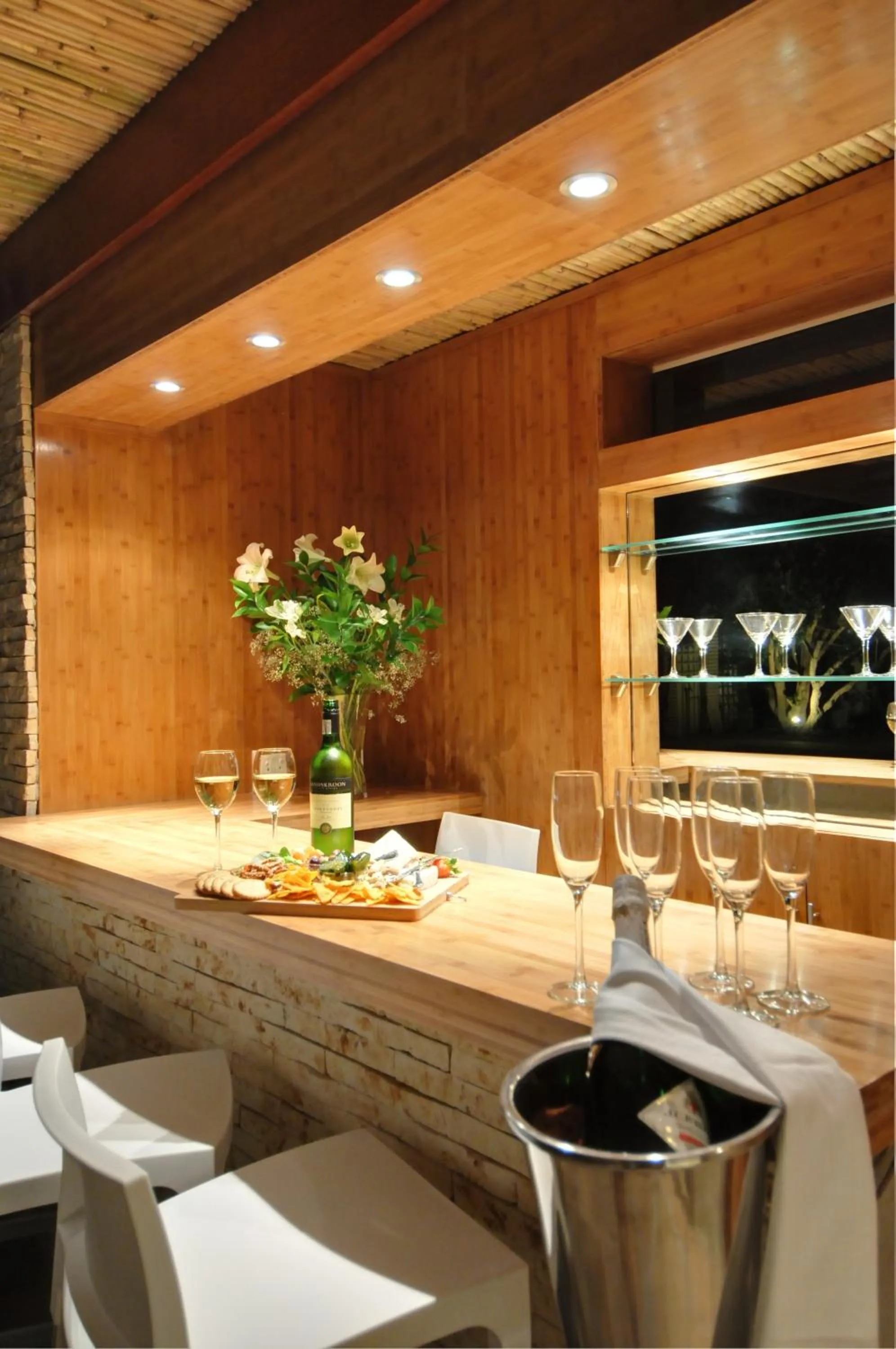 Drinks in Bamboo Guest House