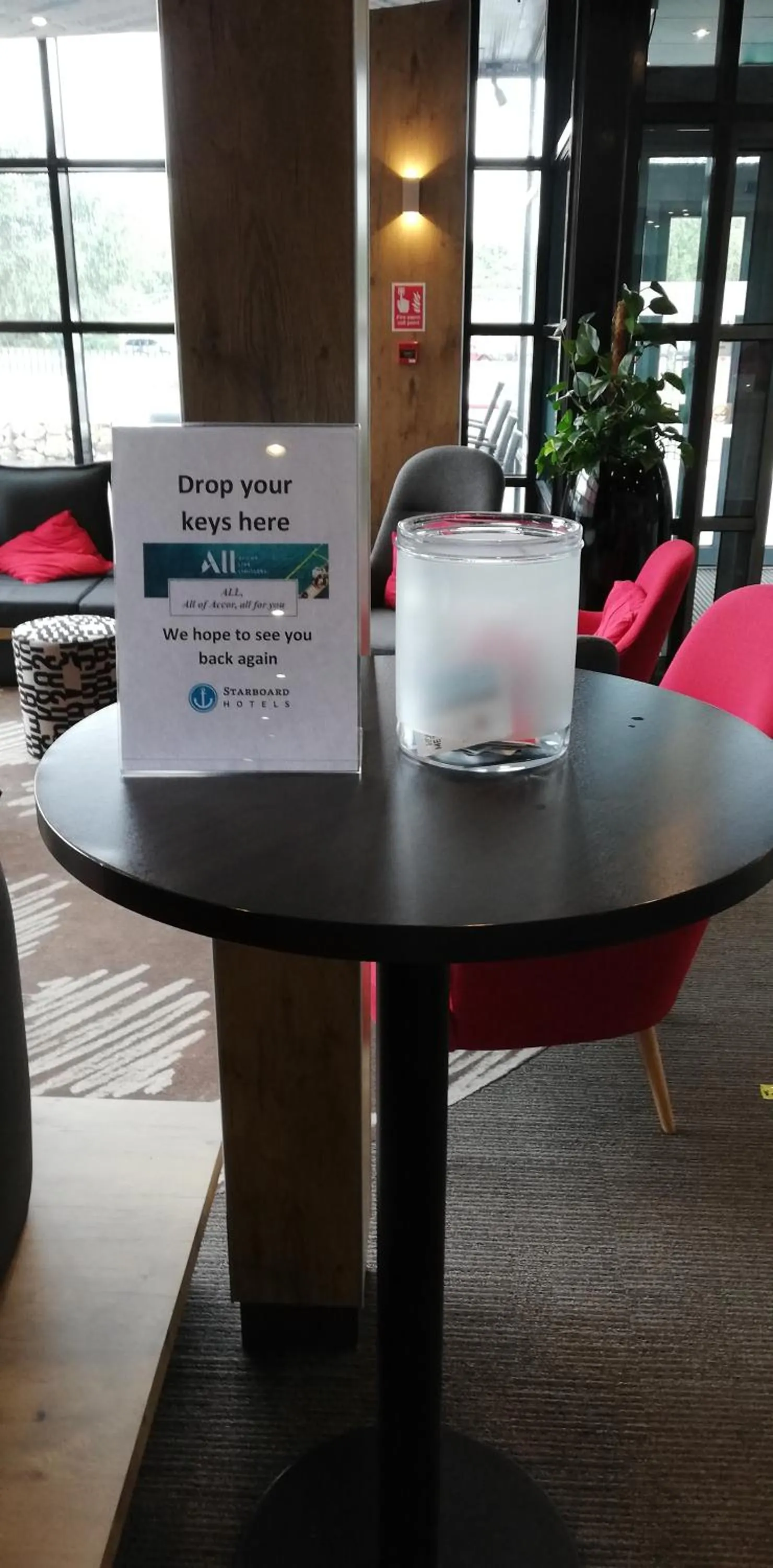 Lobby or reception in ibis Birmingham Bordesley