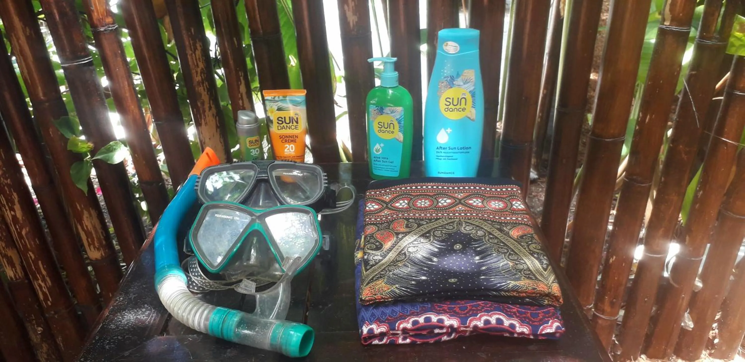 Snorkeling in Alcove Bungalow