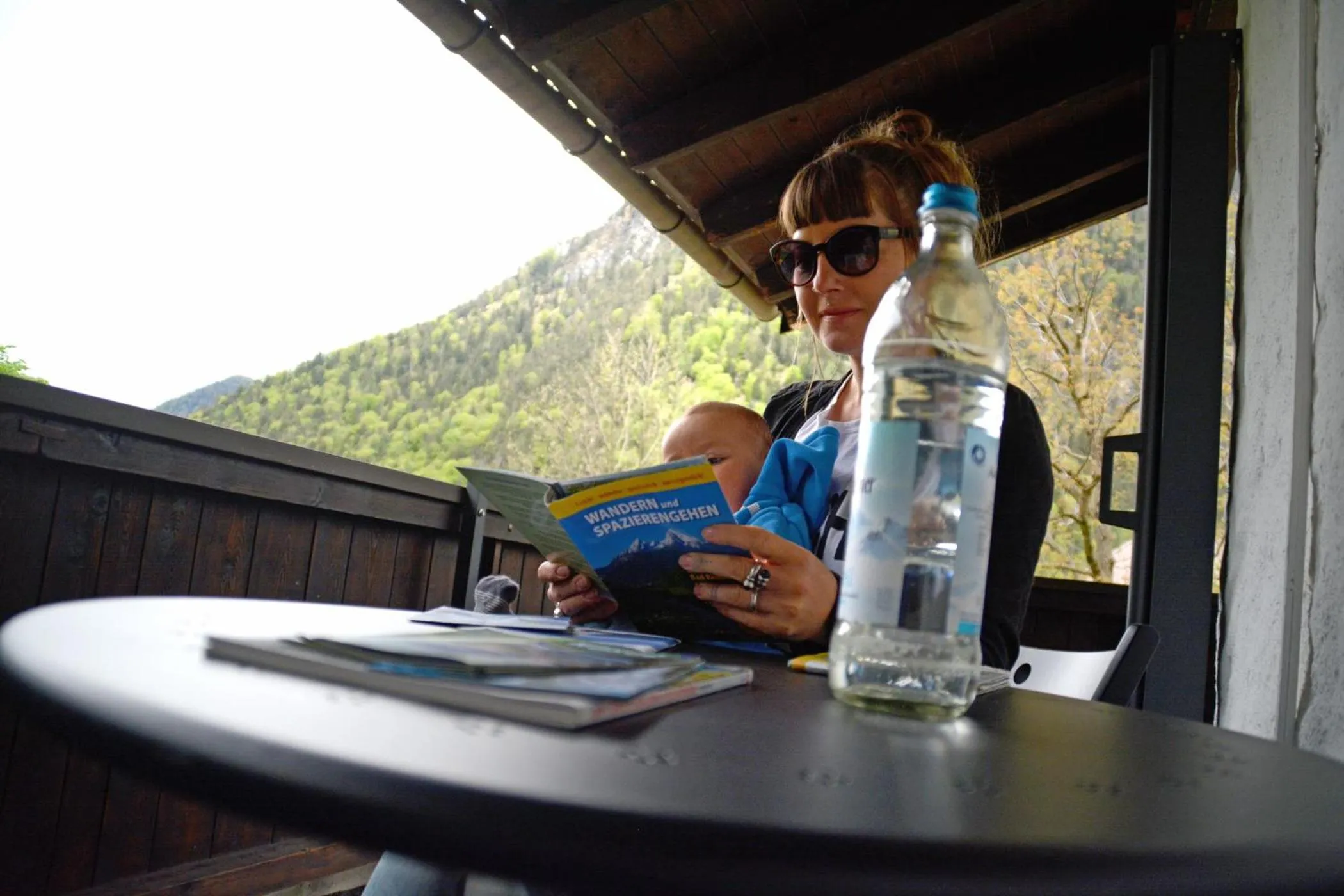 Balcony/Terrace in Pension Almhof Baumgarten