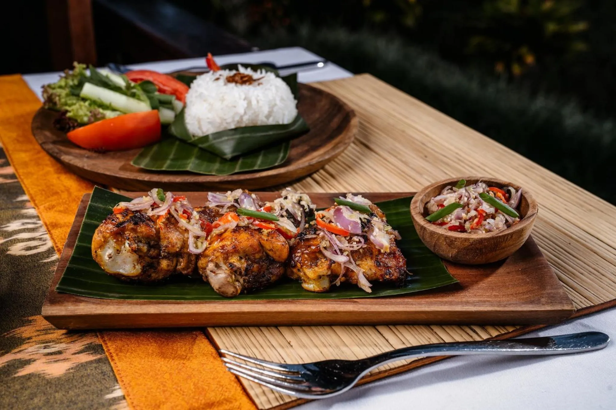 Food in Munduk Moding Plantation Nature Resort