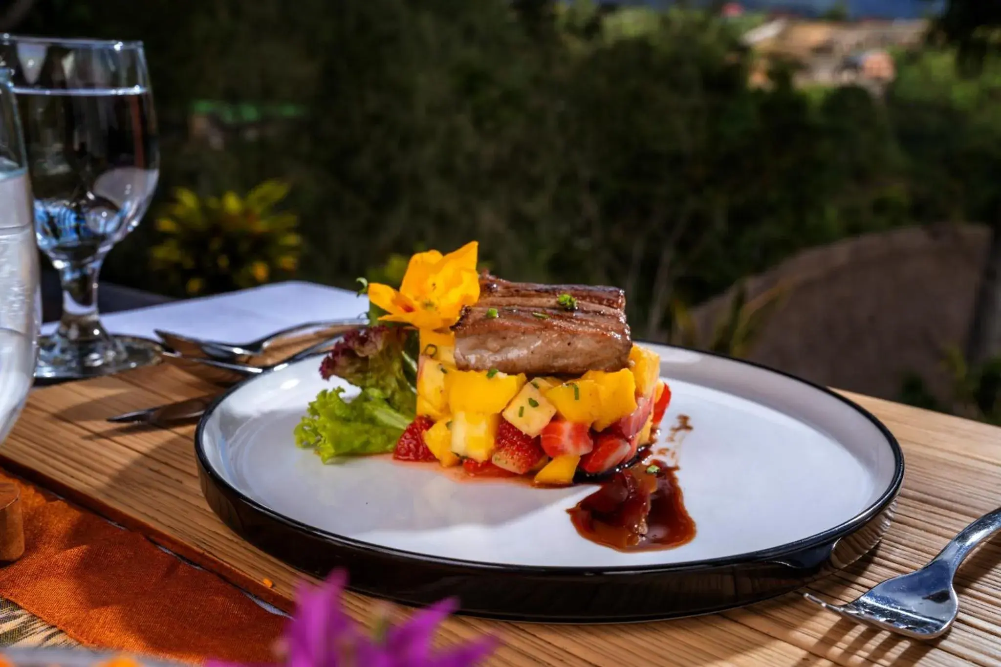 Food close-up in Munduk Moding Plantation Nature Resort Food close-up in Munduk Moding Plantation Nature Resort