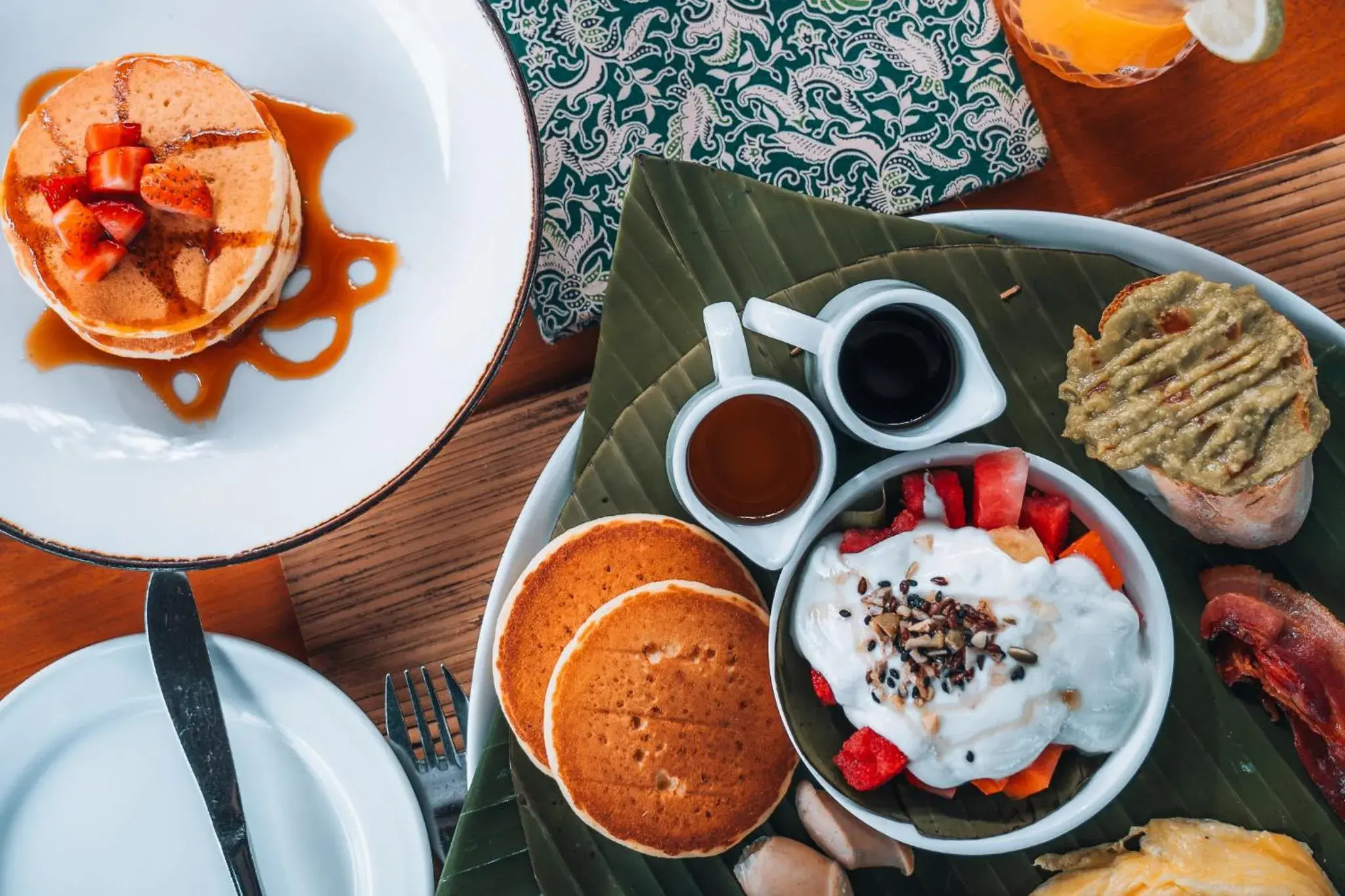 Breakfast in Munduk Moding Plantation Nature Resort Breakfast in Munduk Moding Plantation Nature Resort