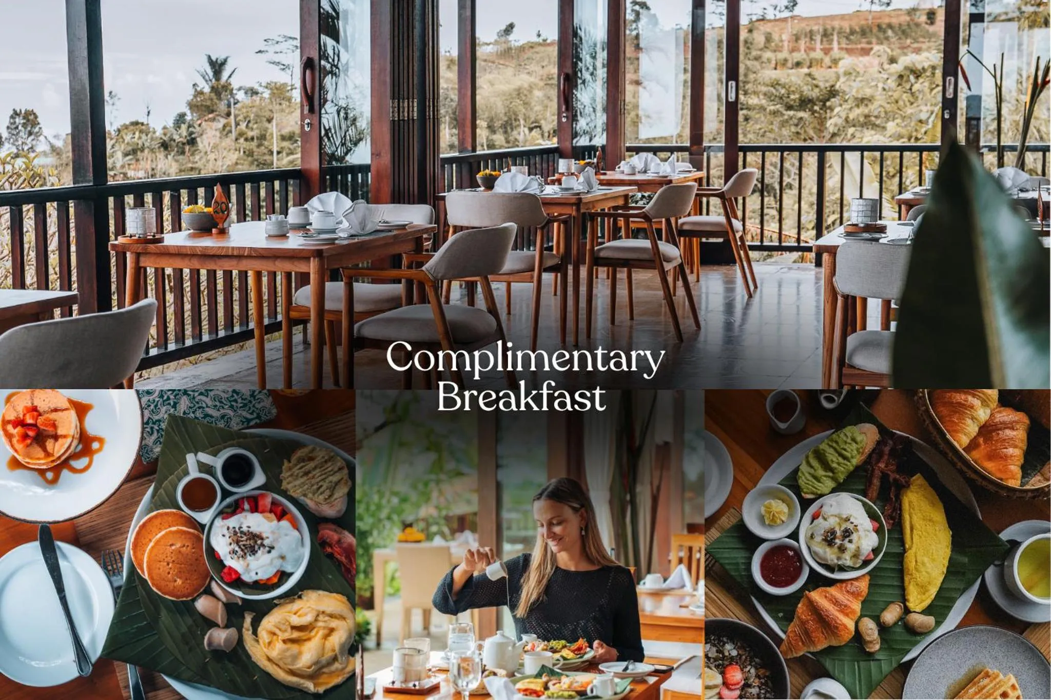 Dining area in Munduk Moding Plantation Nature Resort