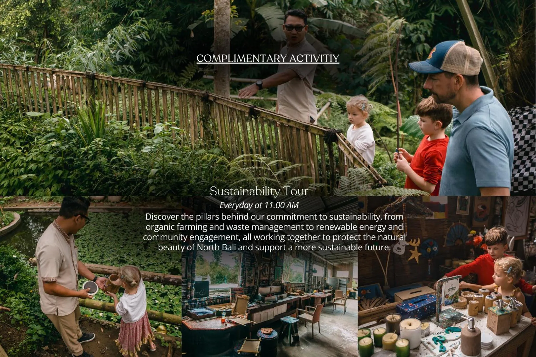 Activities in Munduk Moding Plantation Nature Resort