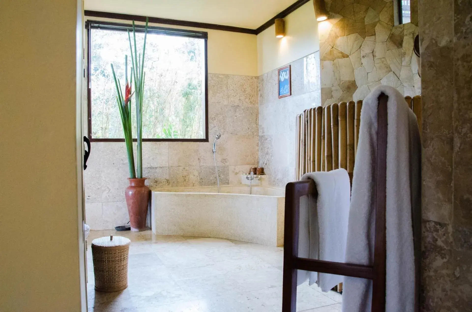 Bathroom in Munduk Moding Plantation Nature Resort Bathroom in Munduk Moding Plantation Nature Resort