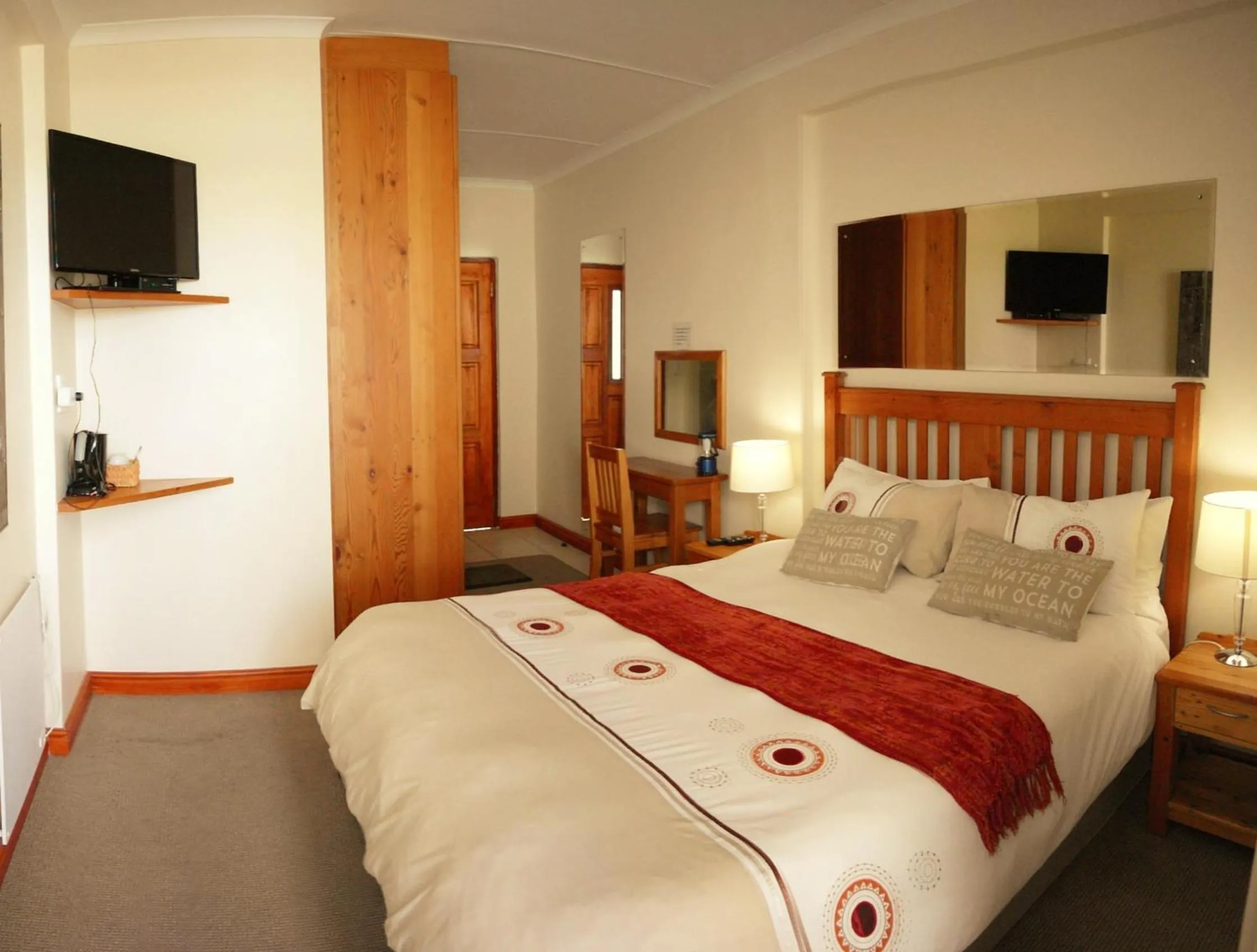 Bedroom, Bed in Masada Guest House