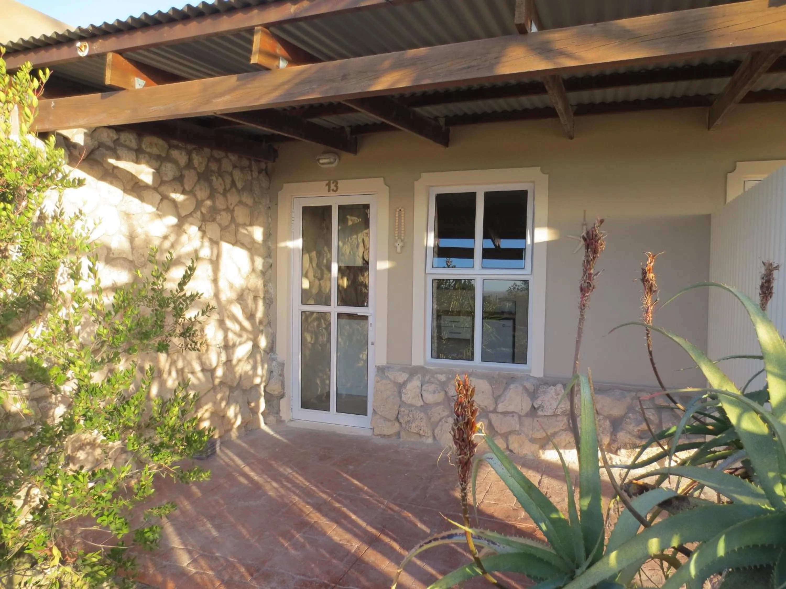 Decorative detail in Masada Guest House