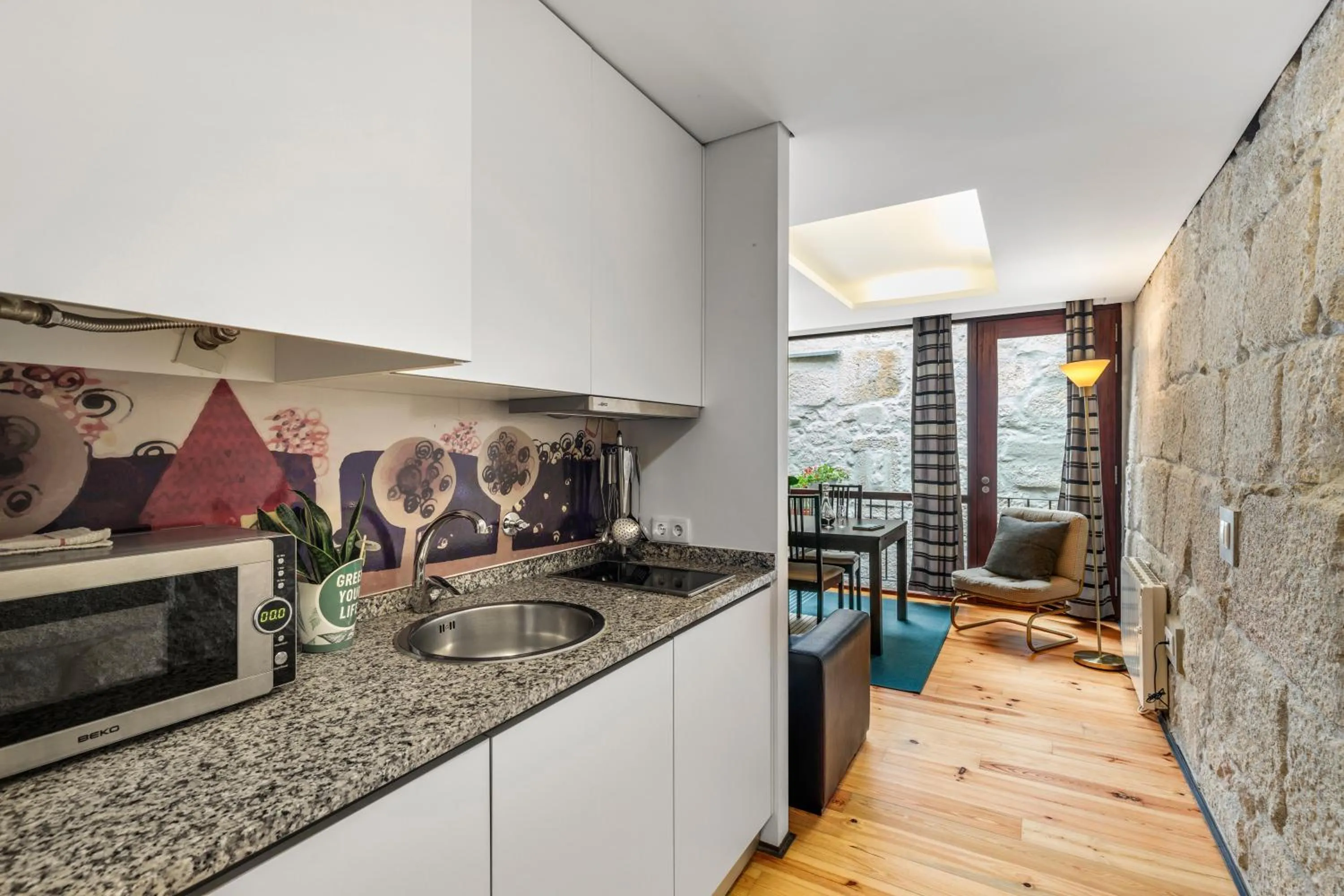 Kitchen or kitchenette in OX Apartments B Places