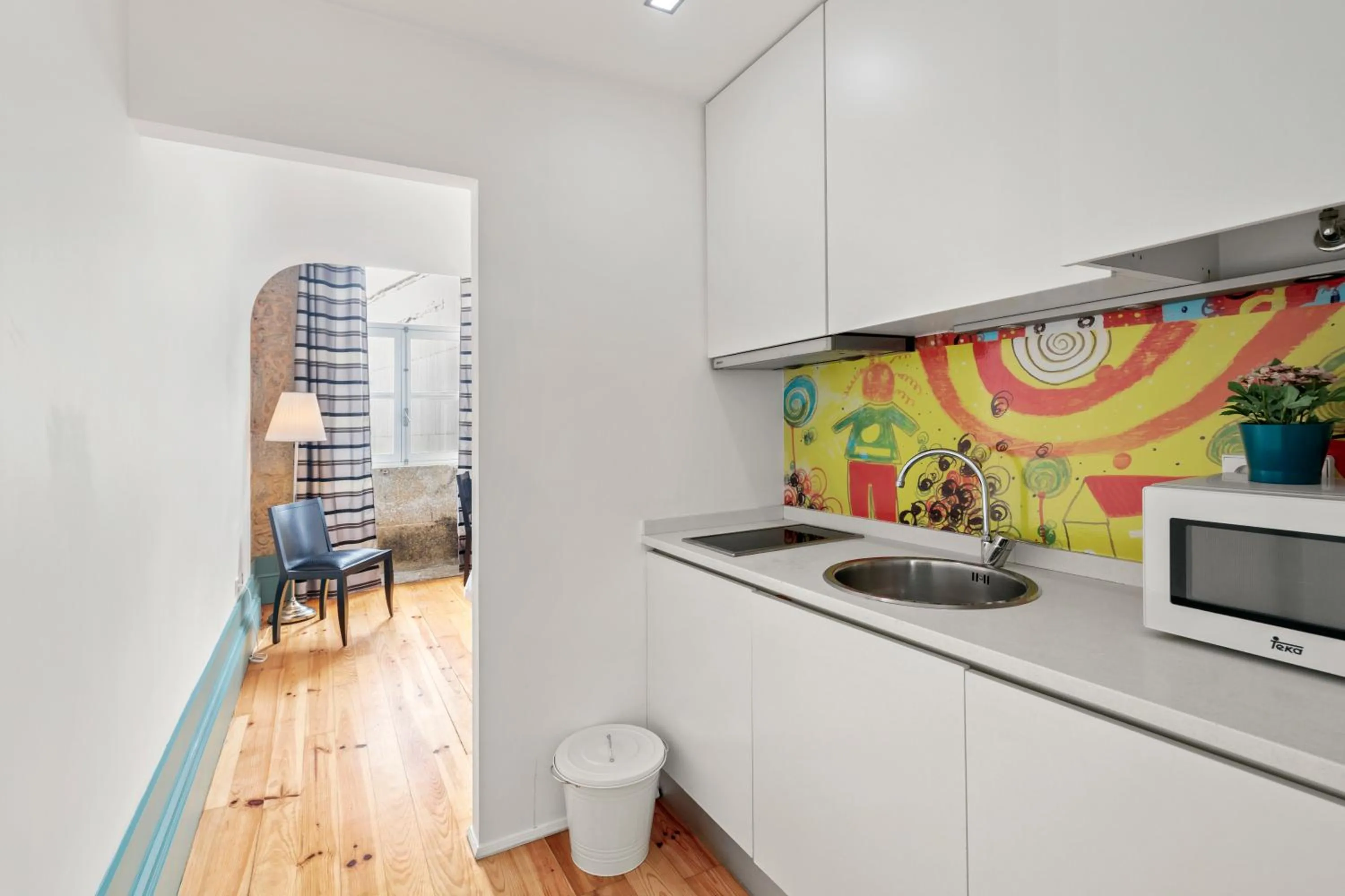 Kitchen or kitchenette in OX Apartments B Places