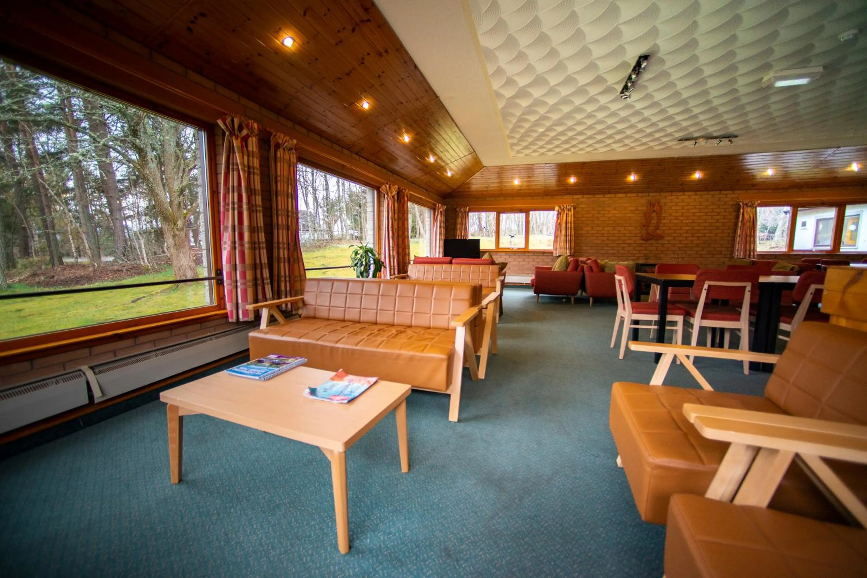 Seating area in Aviemore Youth Hostel