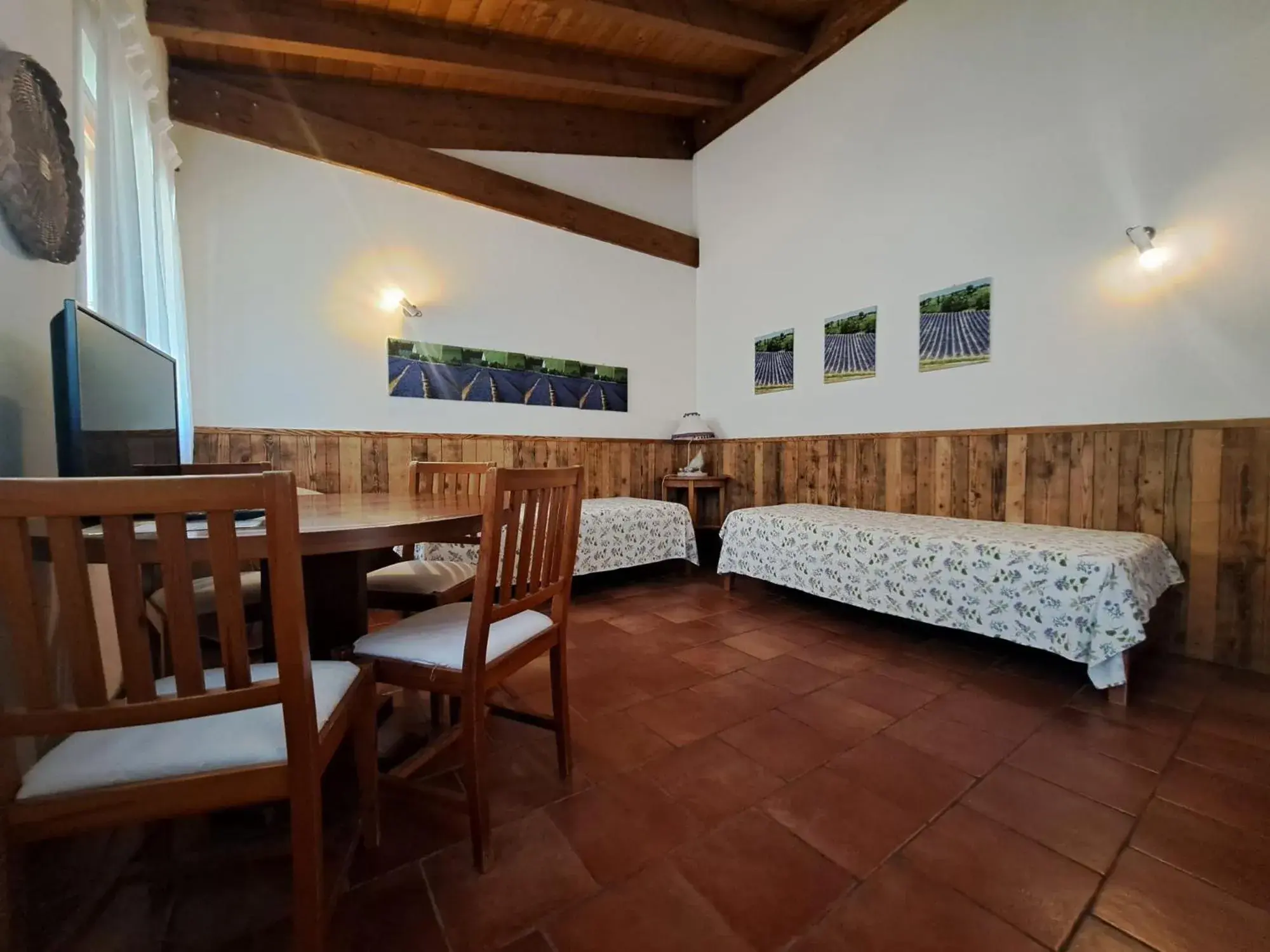 Seating area, Bed in Corte San Mattia Seating area, Bed in Corte San Mattia