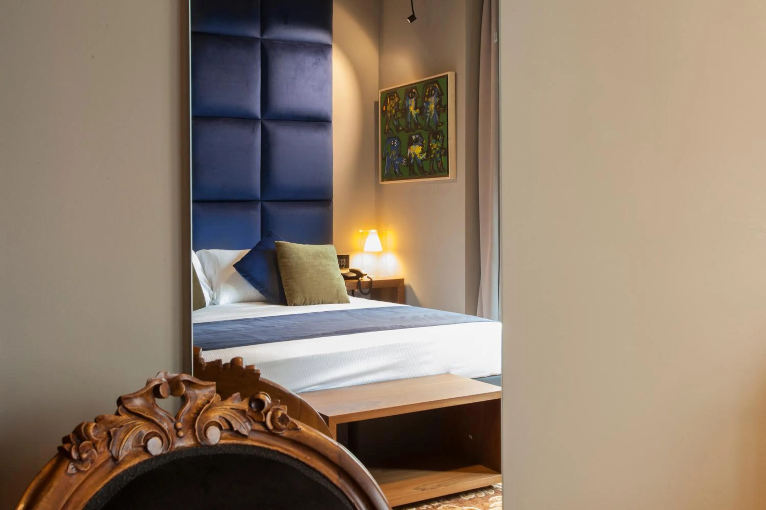 Decorative detail, Bed in Triviho Hotel