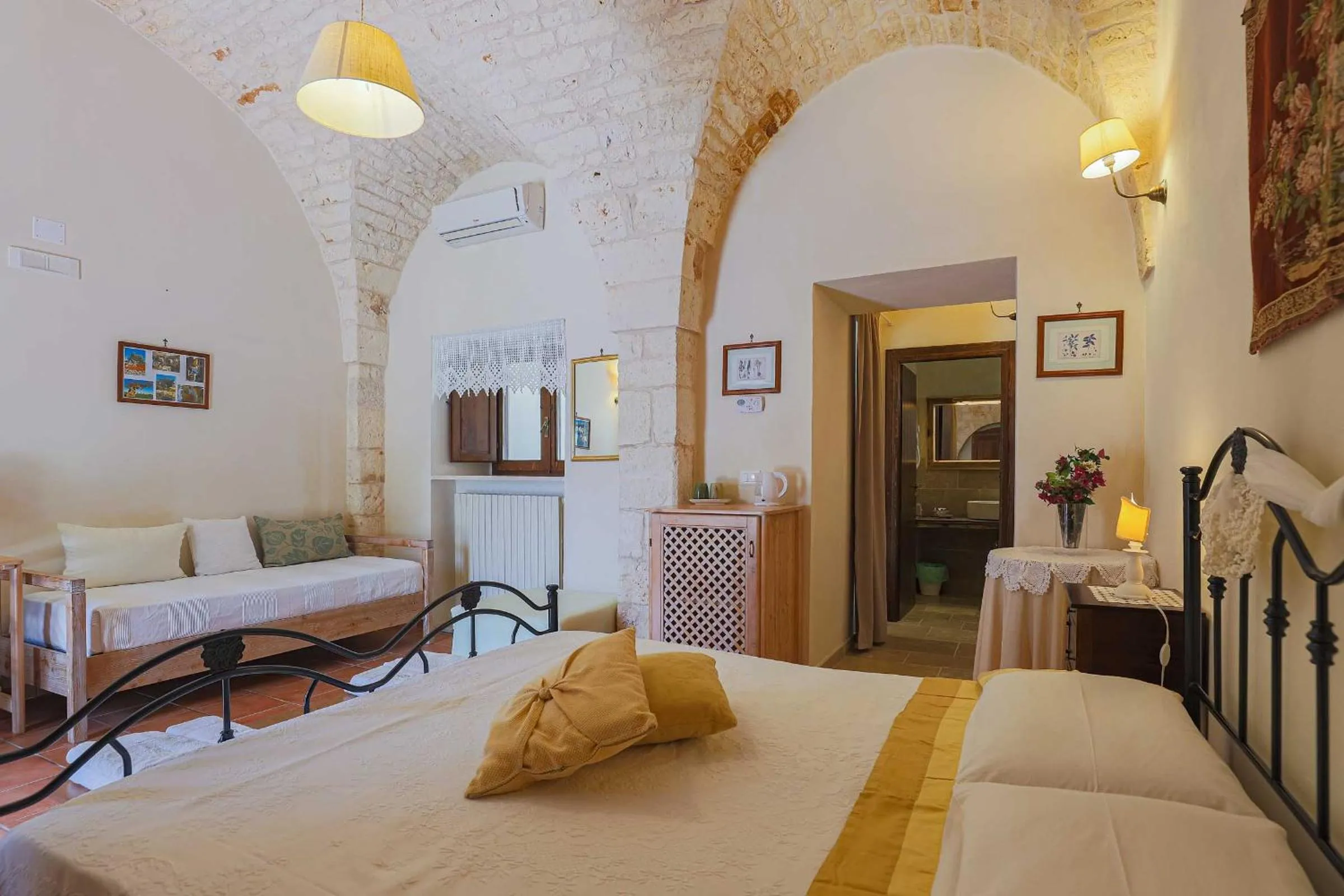 Bed in Masseria Casina Vitale