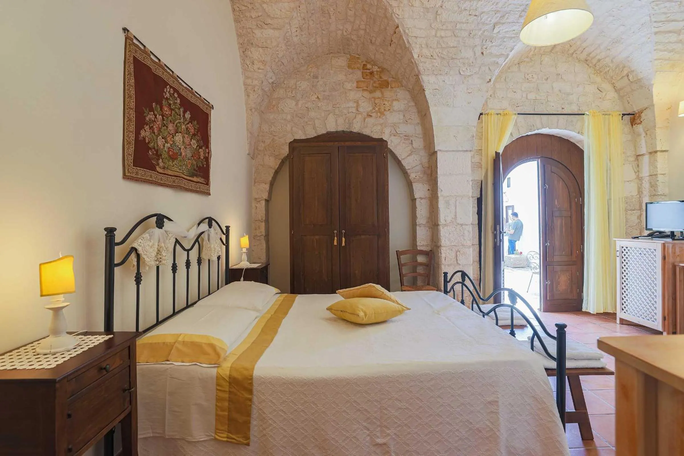 Bed in Masseria Casina Vitale