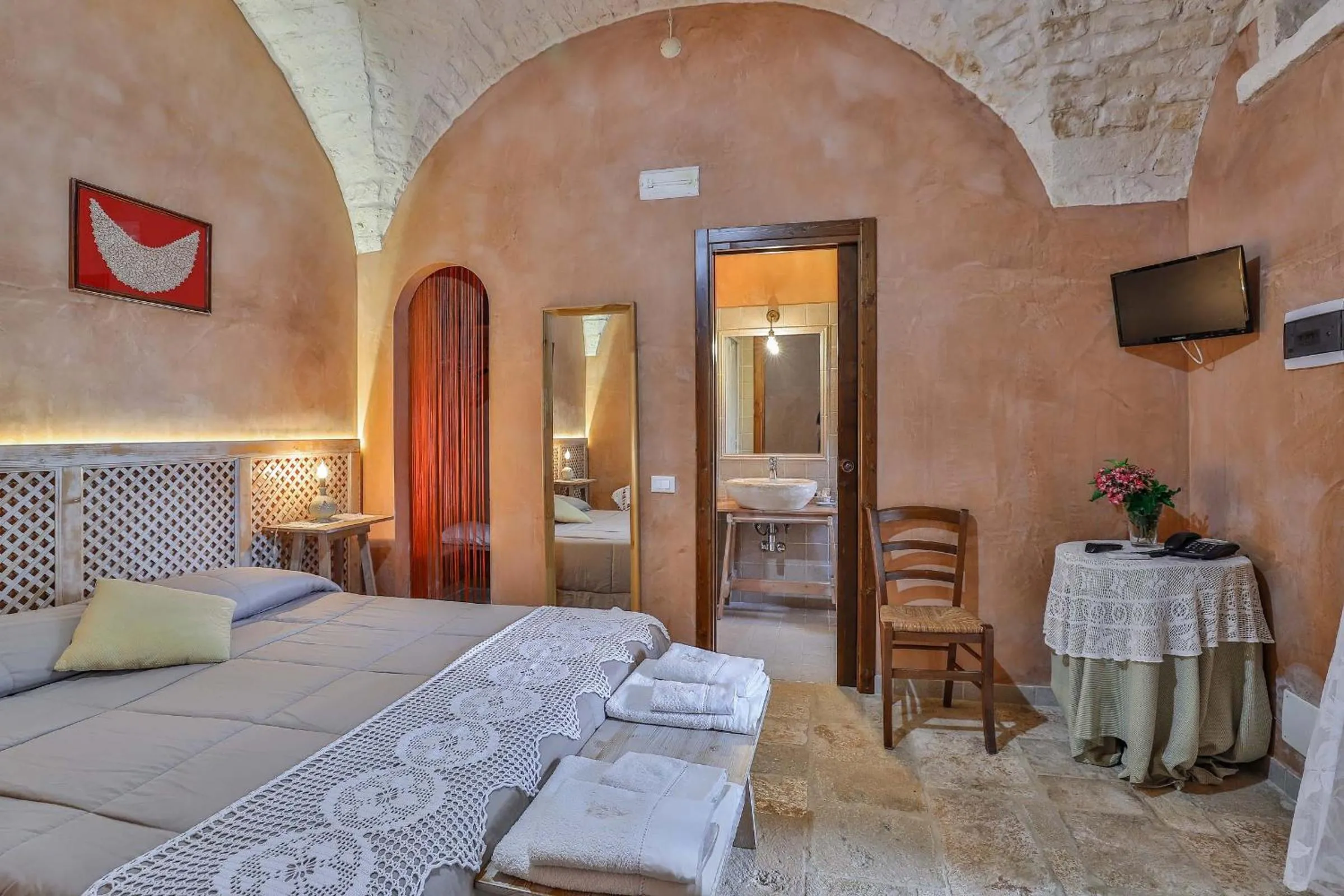 Bed in Masseria Casina Vitale