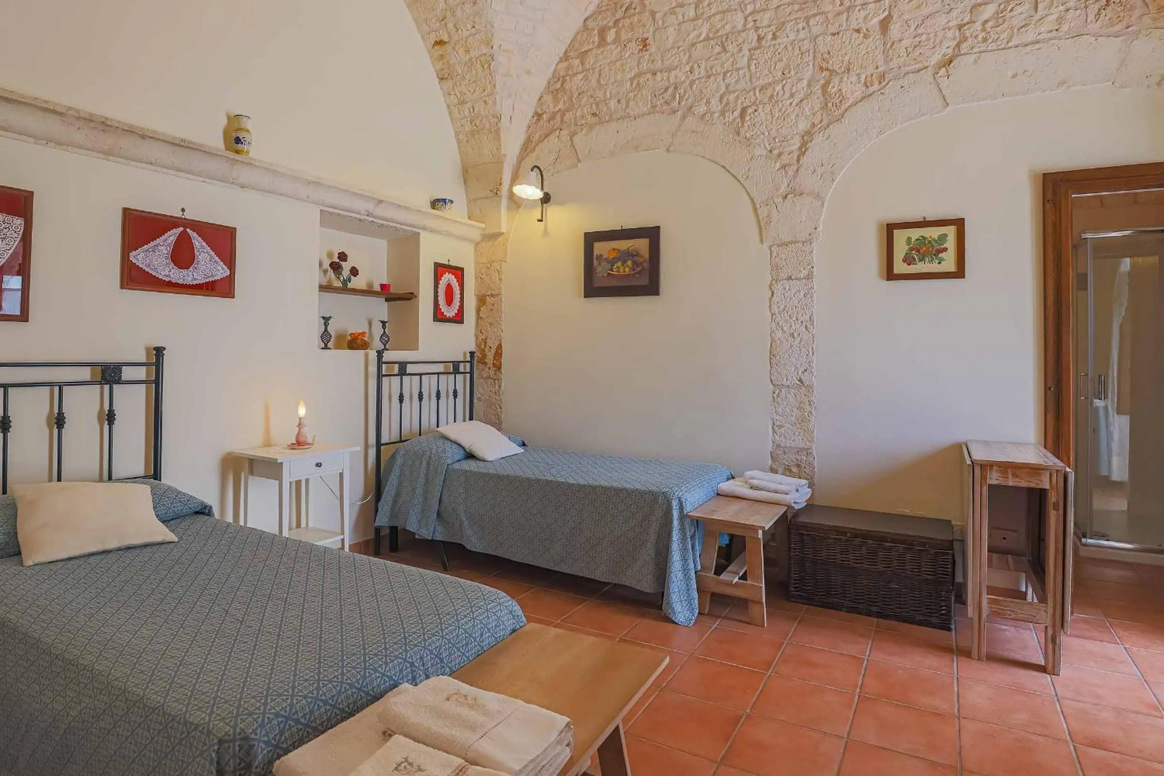 Bed in Masseria Casina Vitale