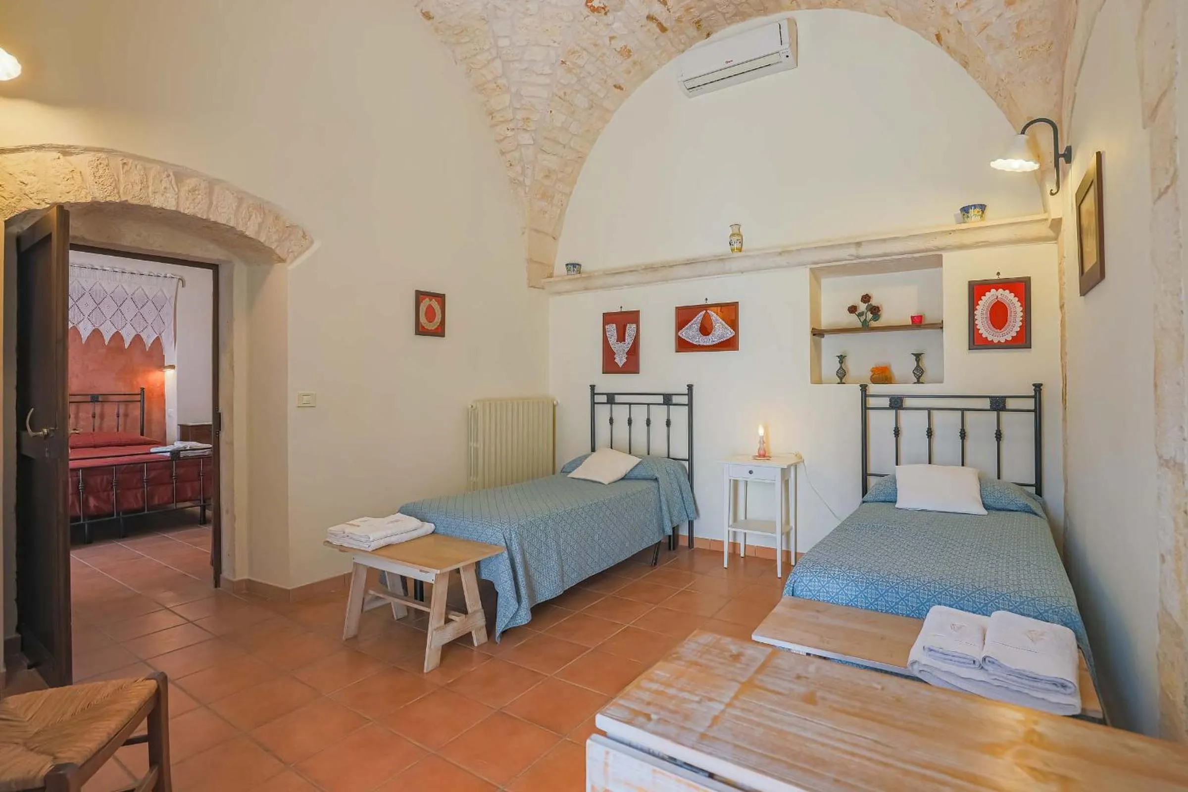 Bed in Masseria Casina Vitale