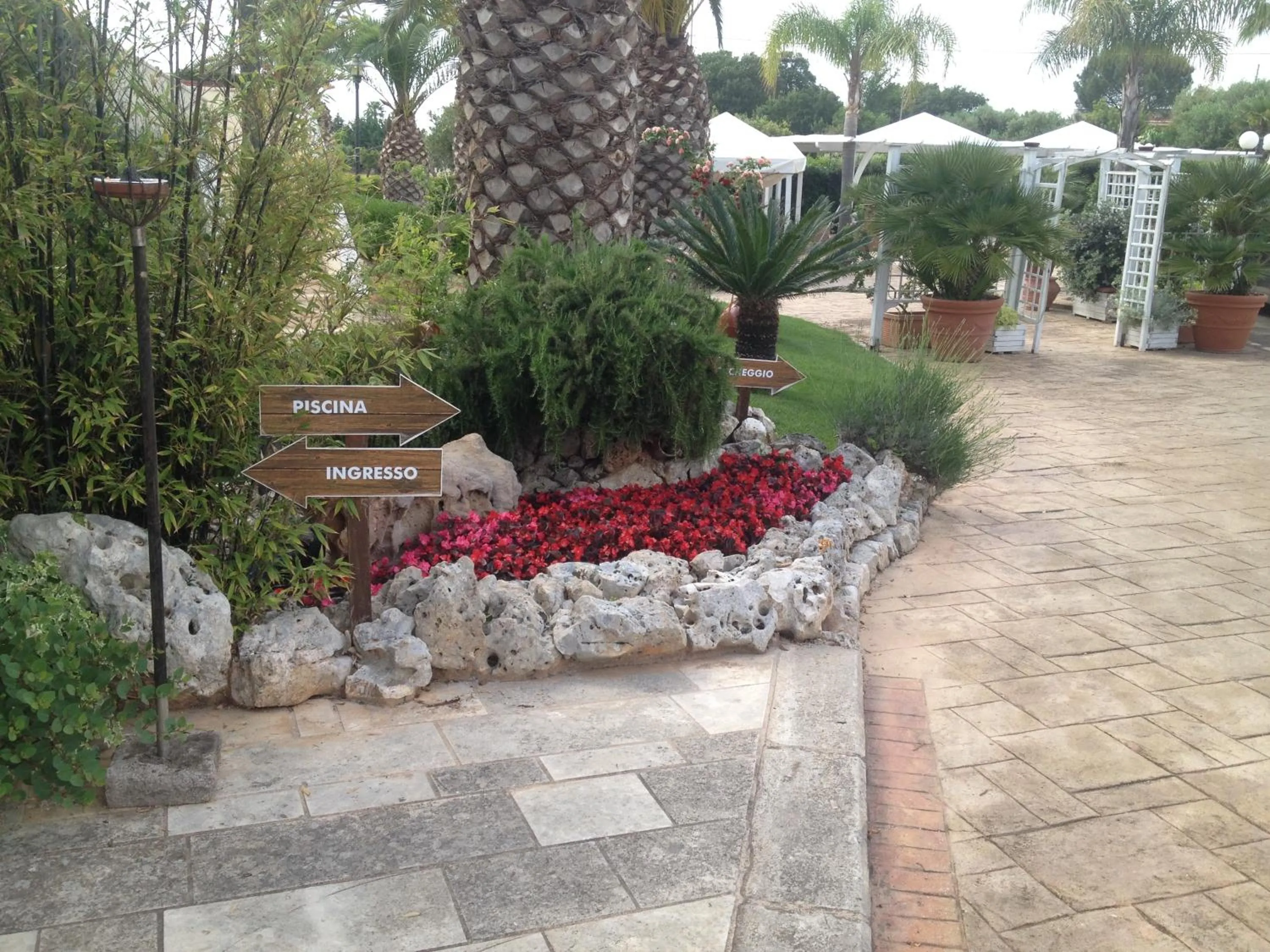 Patio in Masseria Casale Dei Fornici