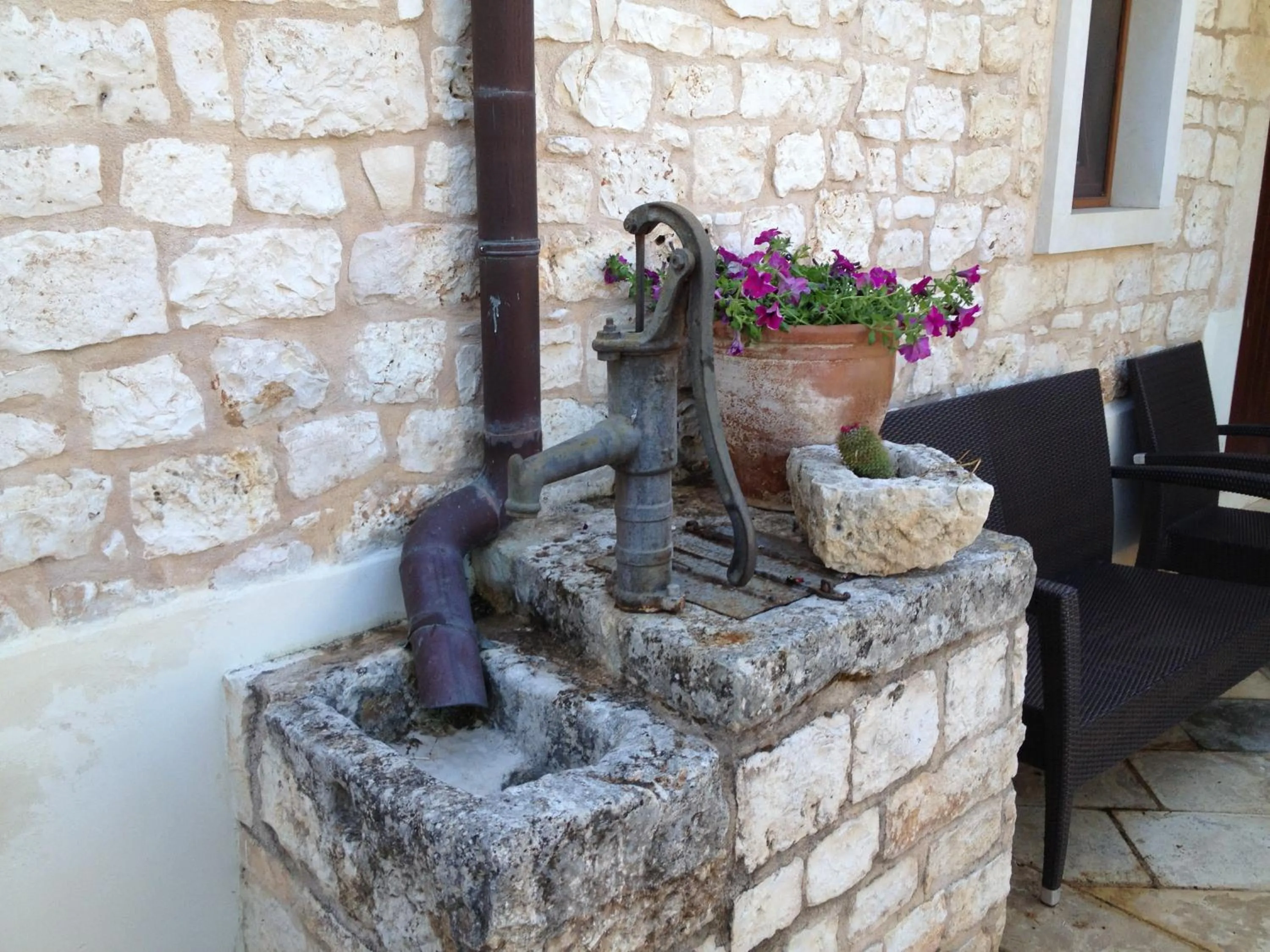 Decorative detail in Masseria Casale Dei Fornici