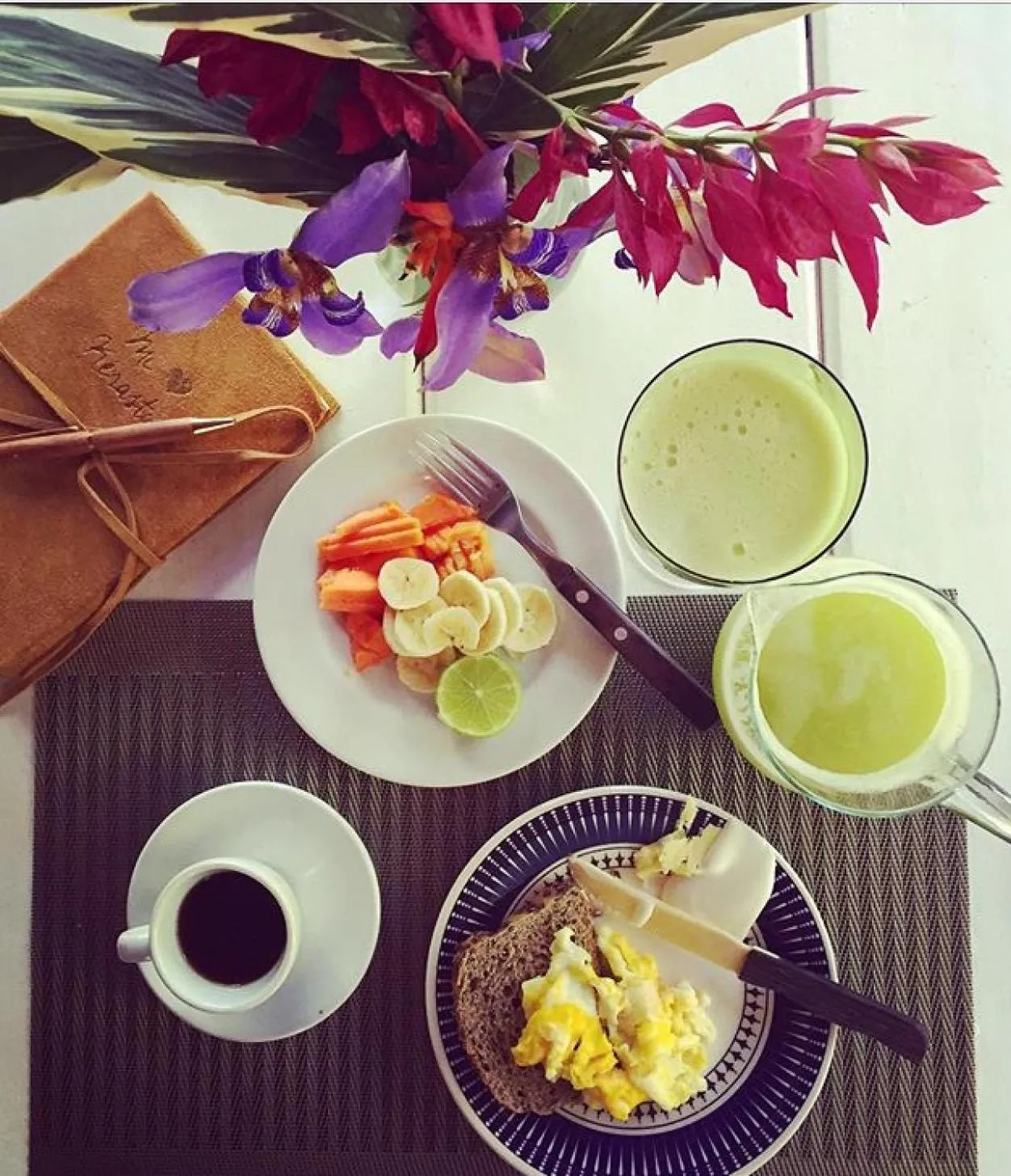 Food in Trancoso Jungle Lodge