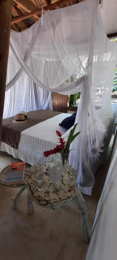 Bedroom, Bed in Trancoso Jungle Lodge