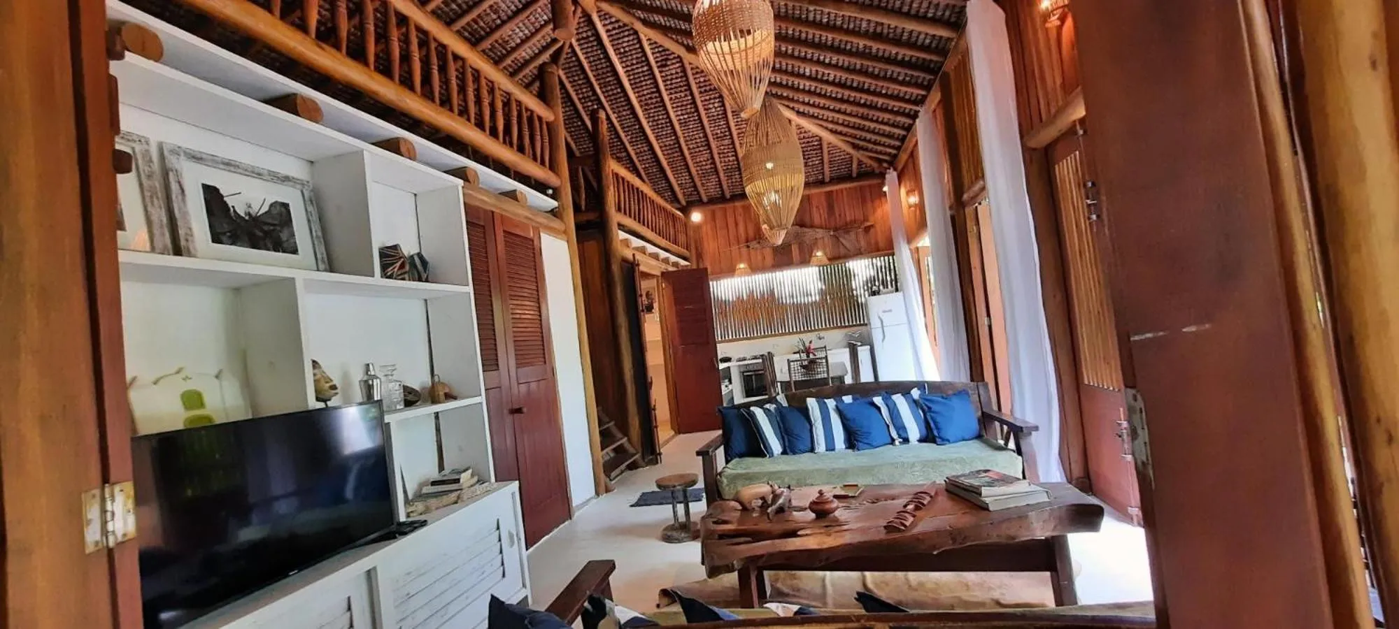 Living room in Trancoso Jungle Lodge