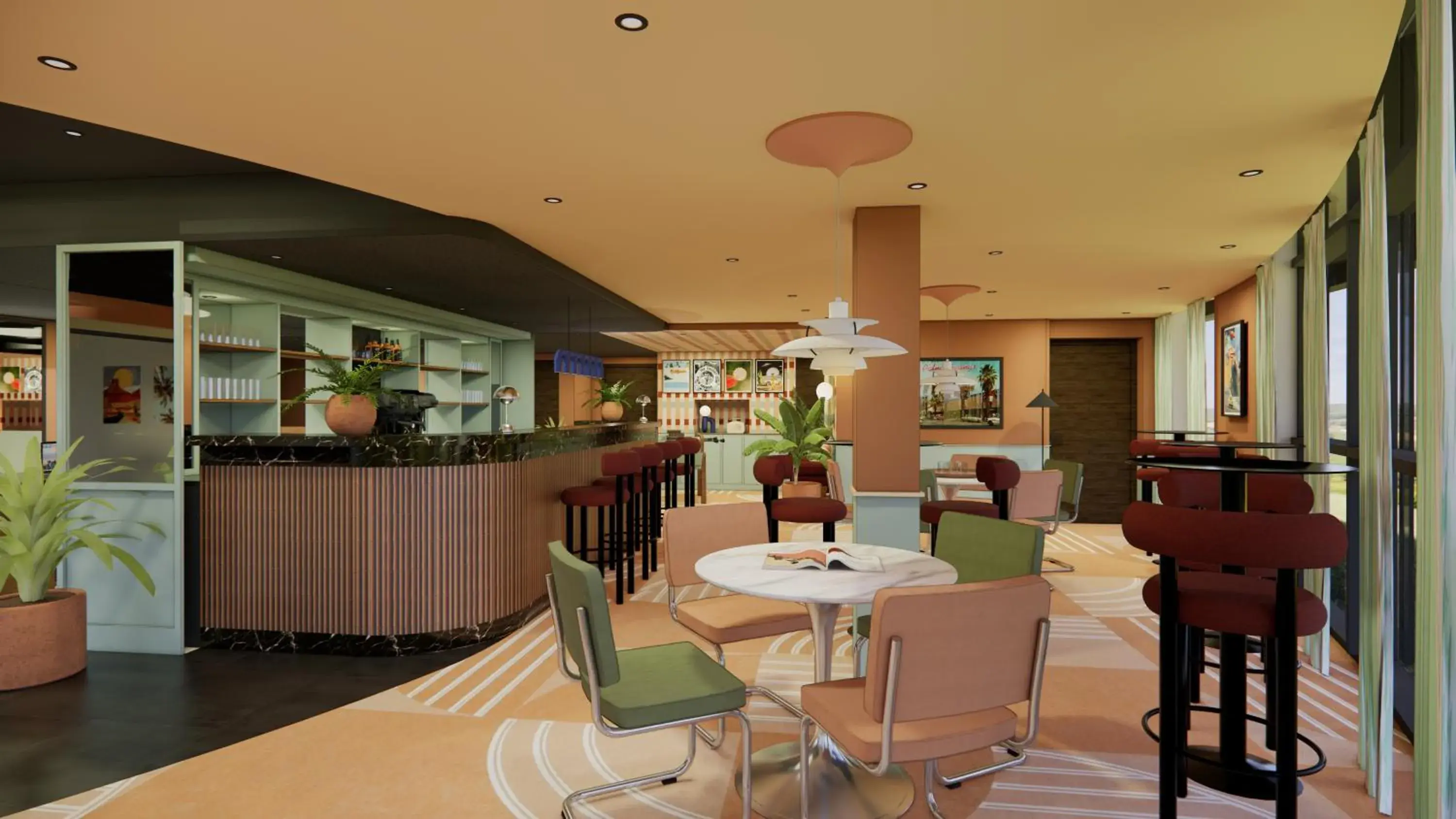 Lounge or bar in Ibis Styles Nantes Saint Herblain Lounge or bar in Ibis Styles Nantes Saint Herblain