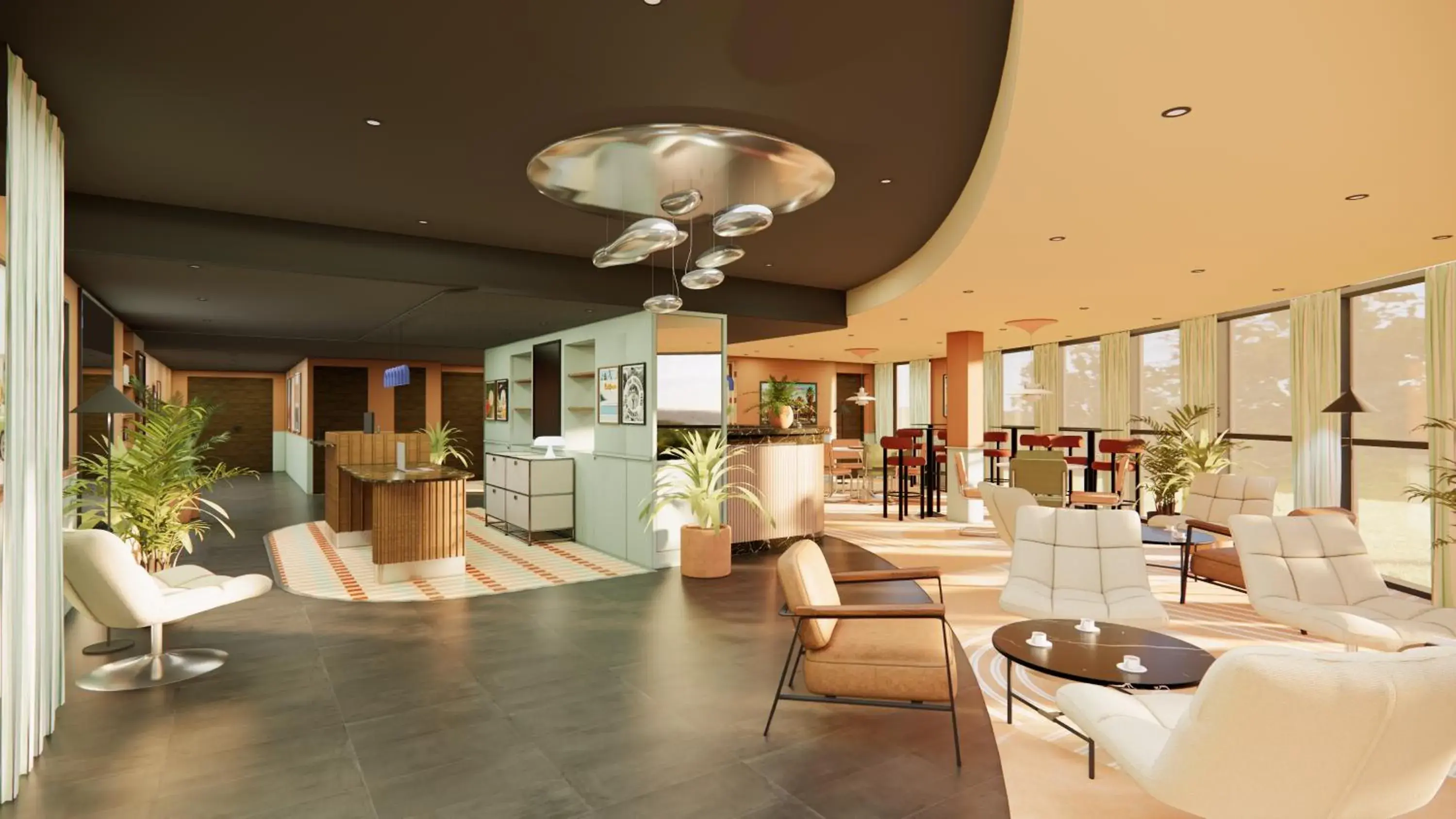 Lobby or reception in Ibis Styles Nantes Saint Herblain Lobby or reception in Ibis Styles Nantes Saint Herblain