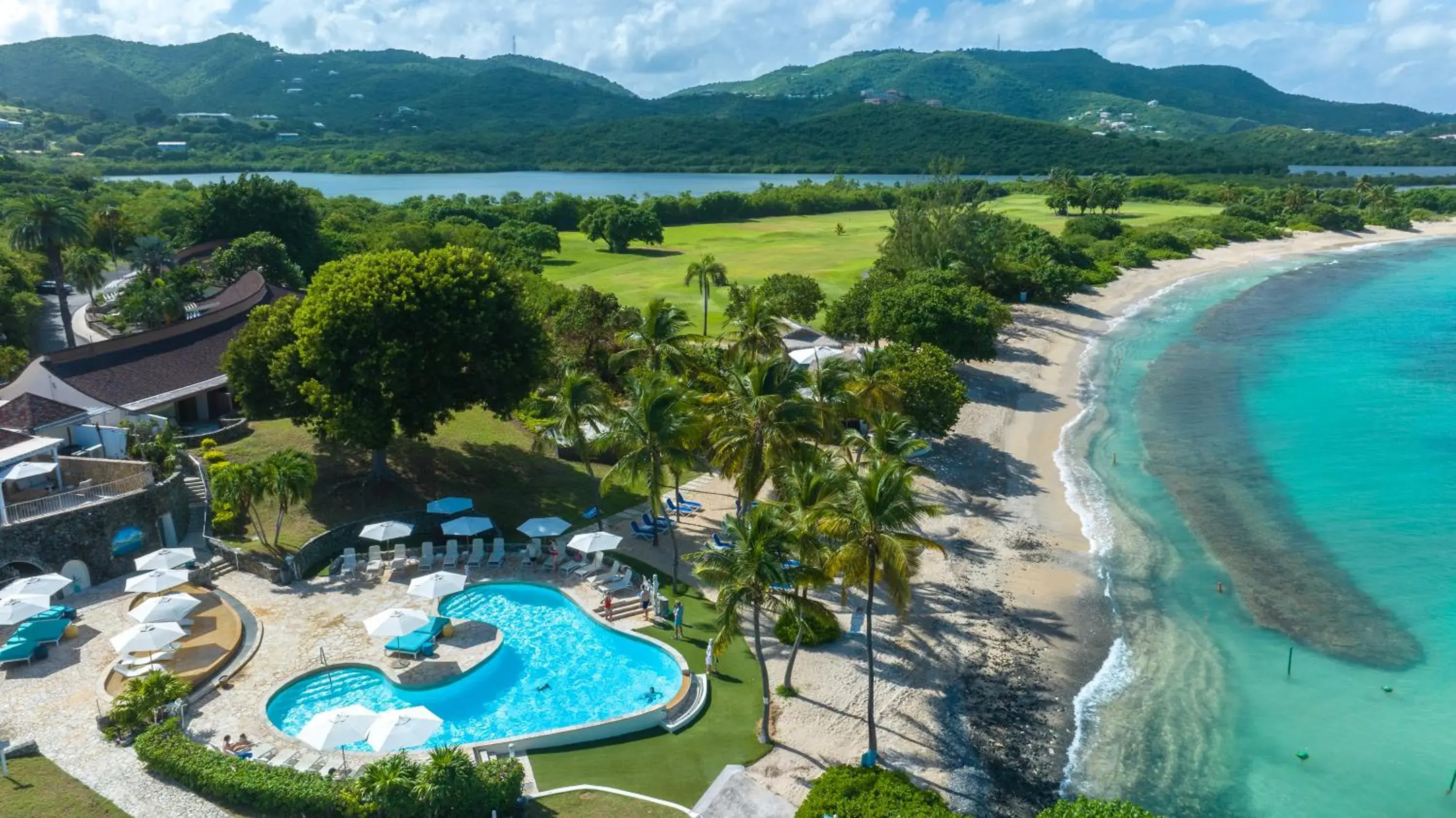 Swimming pool in The Buccaneer Beach & Golf Resort Swimming pool in The Buccaneer Beach & Golf Resort