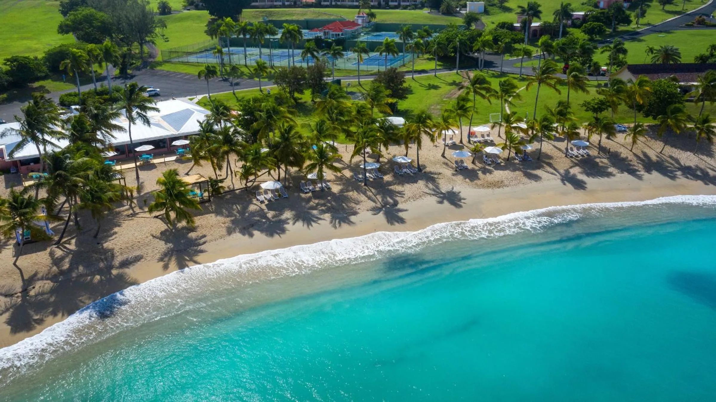 Beach in The Buccaneer Beach & Golf Resort