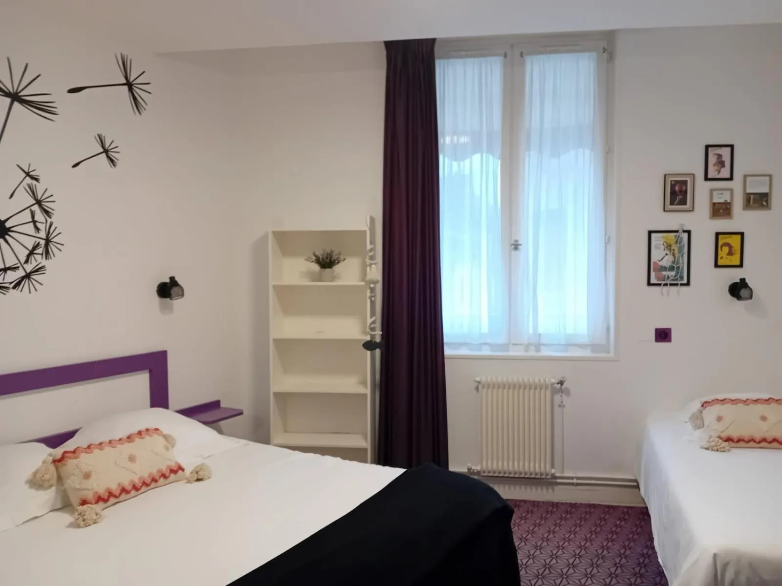 Bed in Hôtel de la Plage