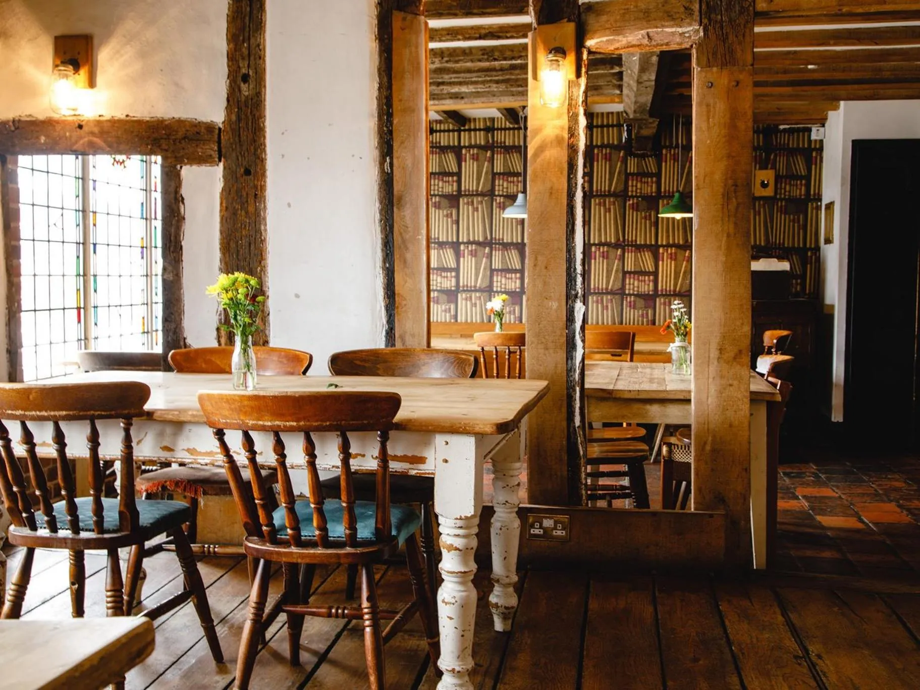 Dining area in The Old Crown