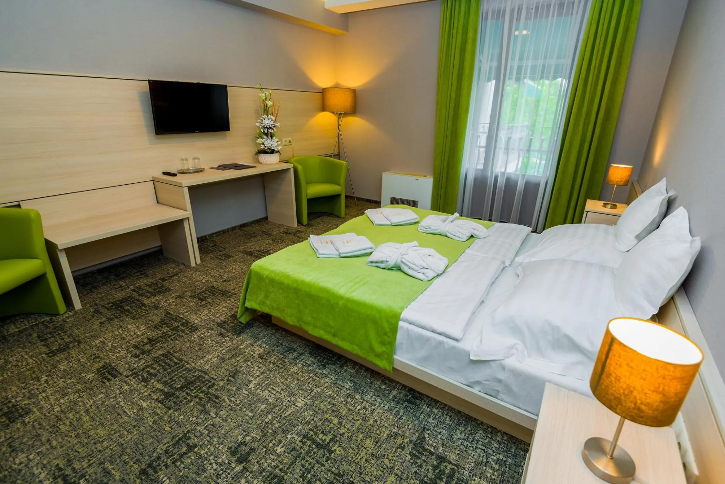 Bed in Hotel Kamilla