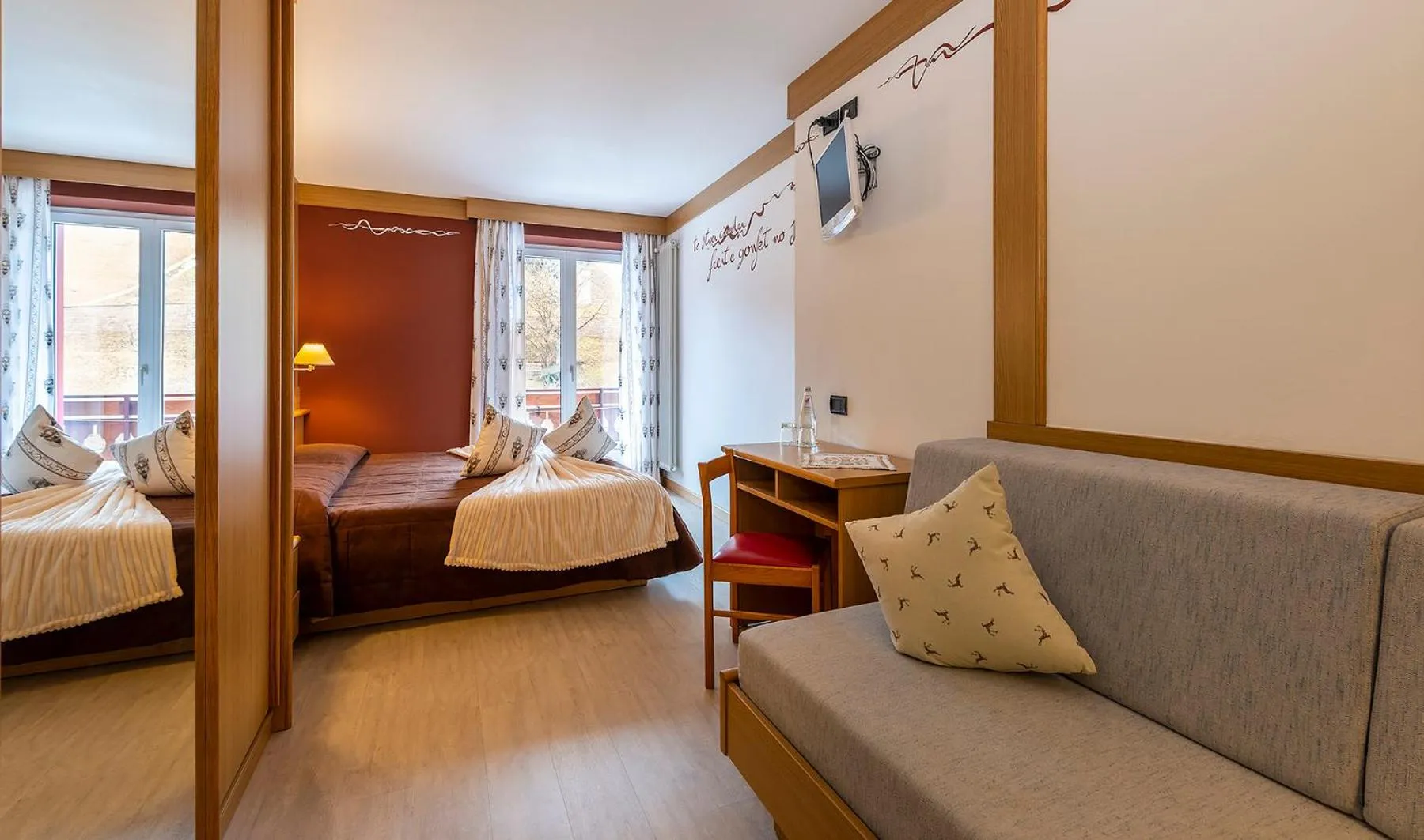 Bedroom, Bed in Hotel La Serenella