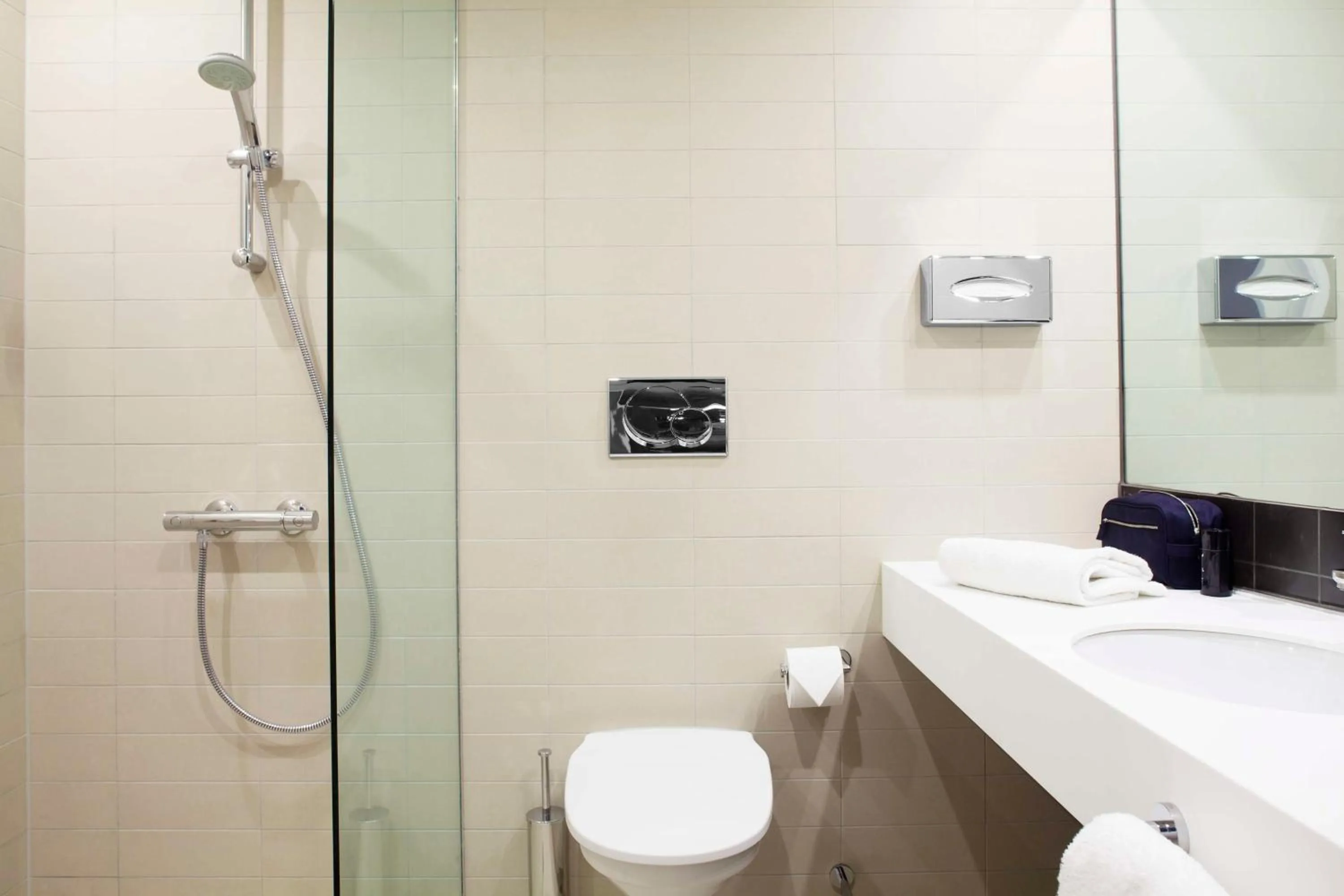 Bathroom in Scandic Aarhus City