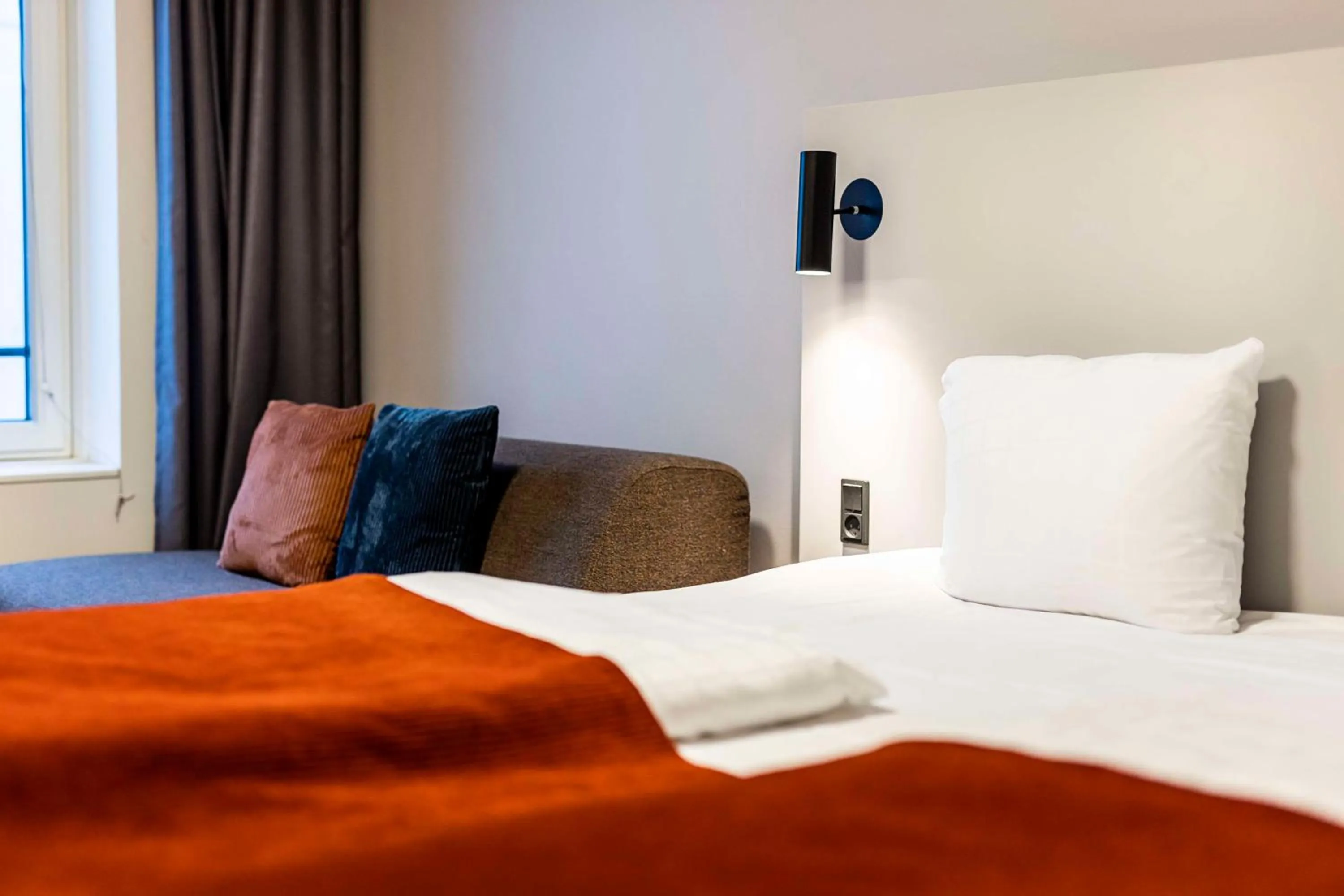 Bedroom, Bed in Scandic Aarhus City