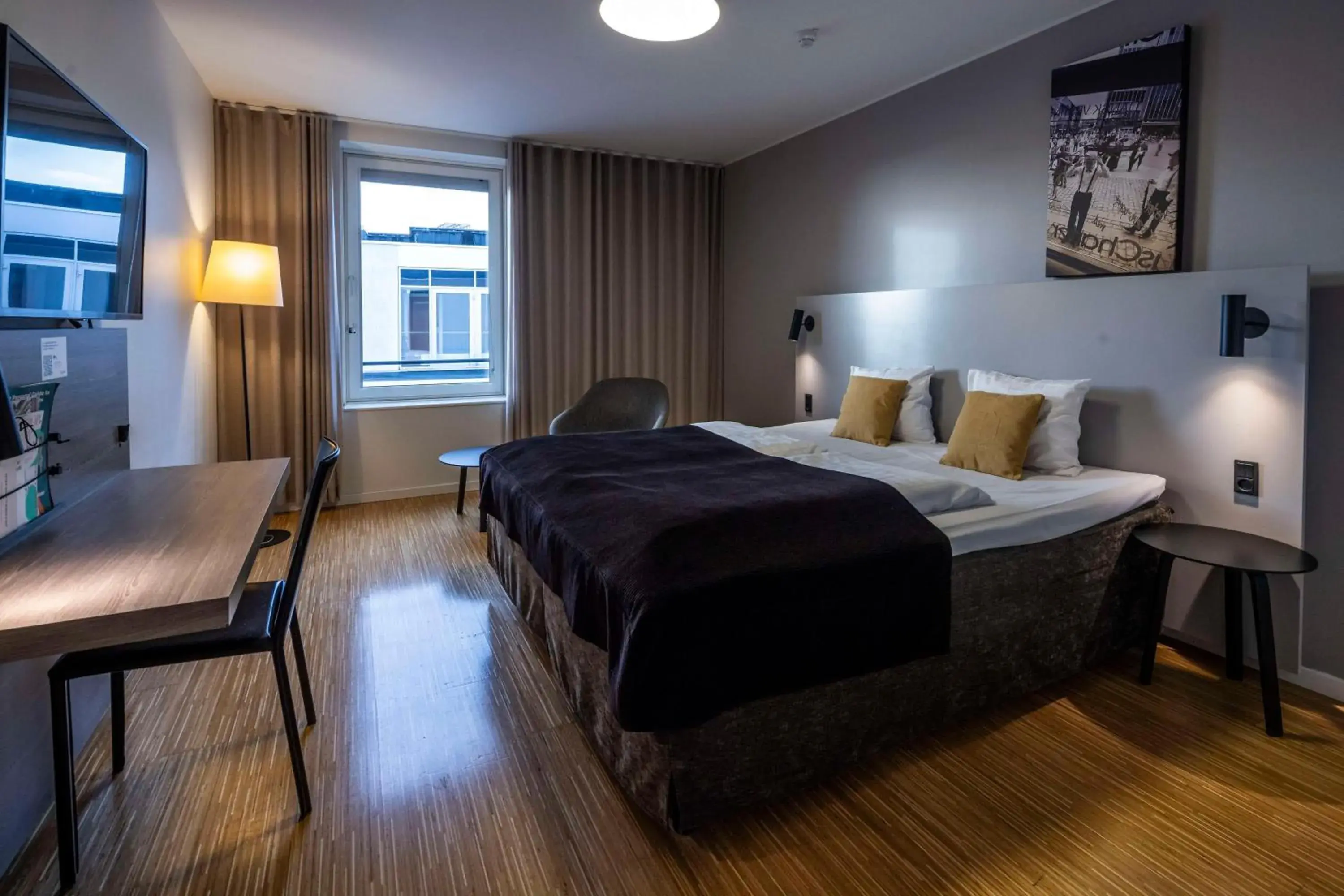 Bedroom, Bed in Scandic Aarhus City Bedroom, Bed in Scandic Aarhus City