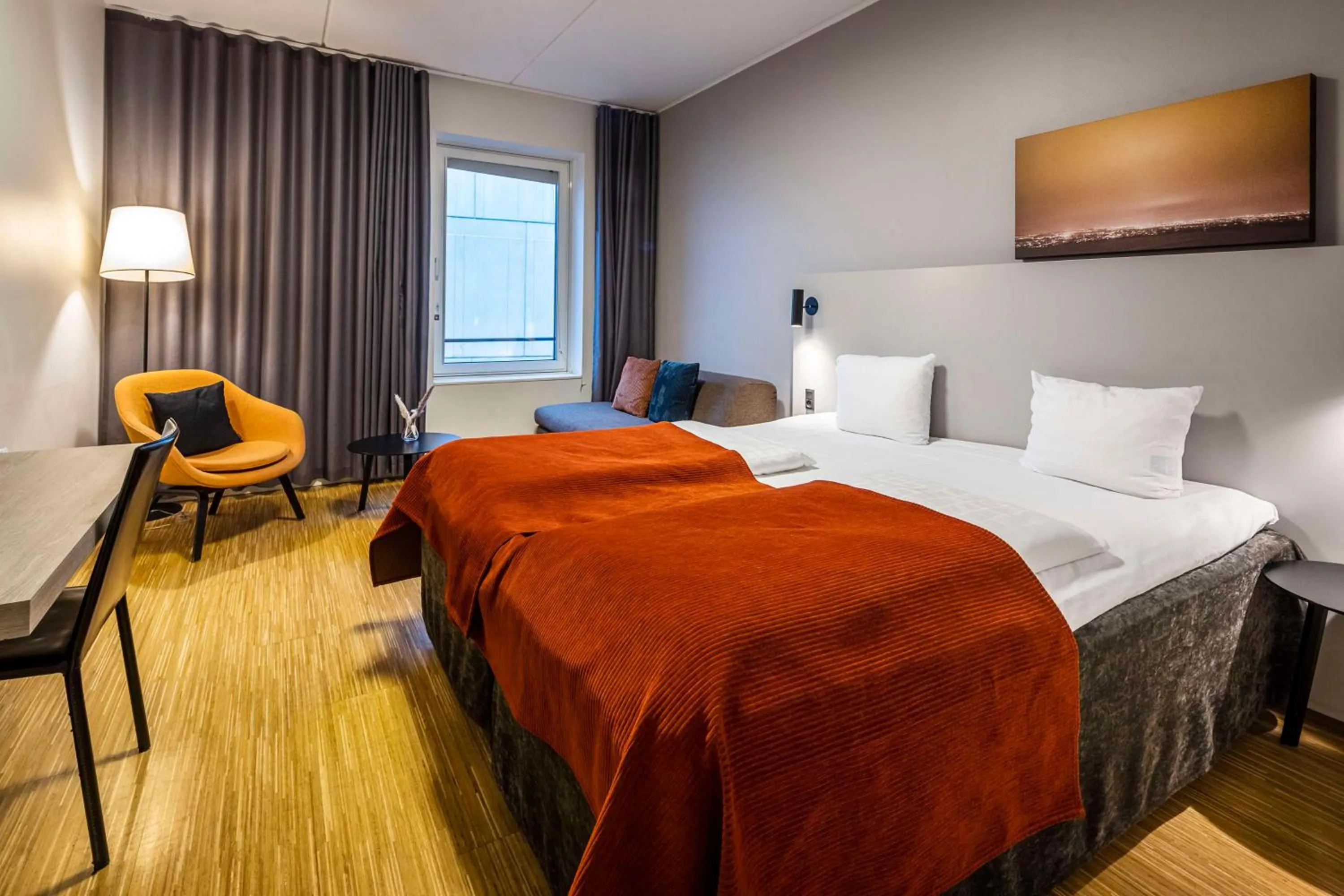 Bedroom, Bed in Scandic Aarhus City