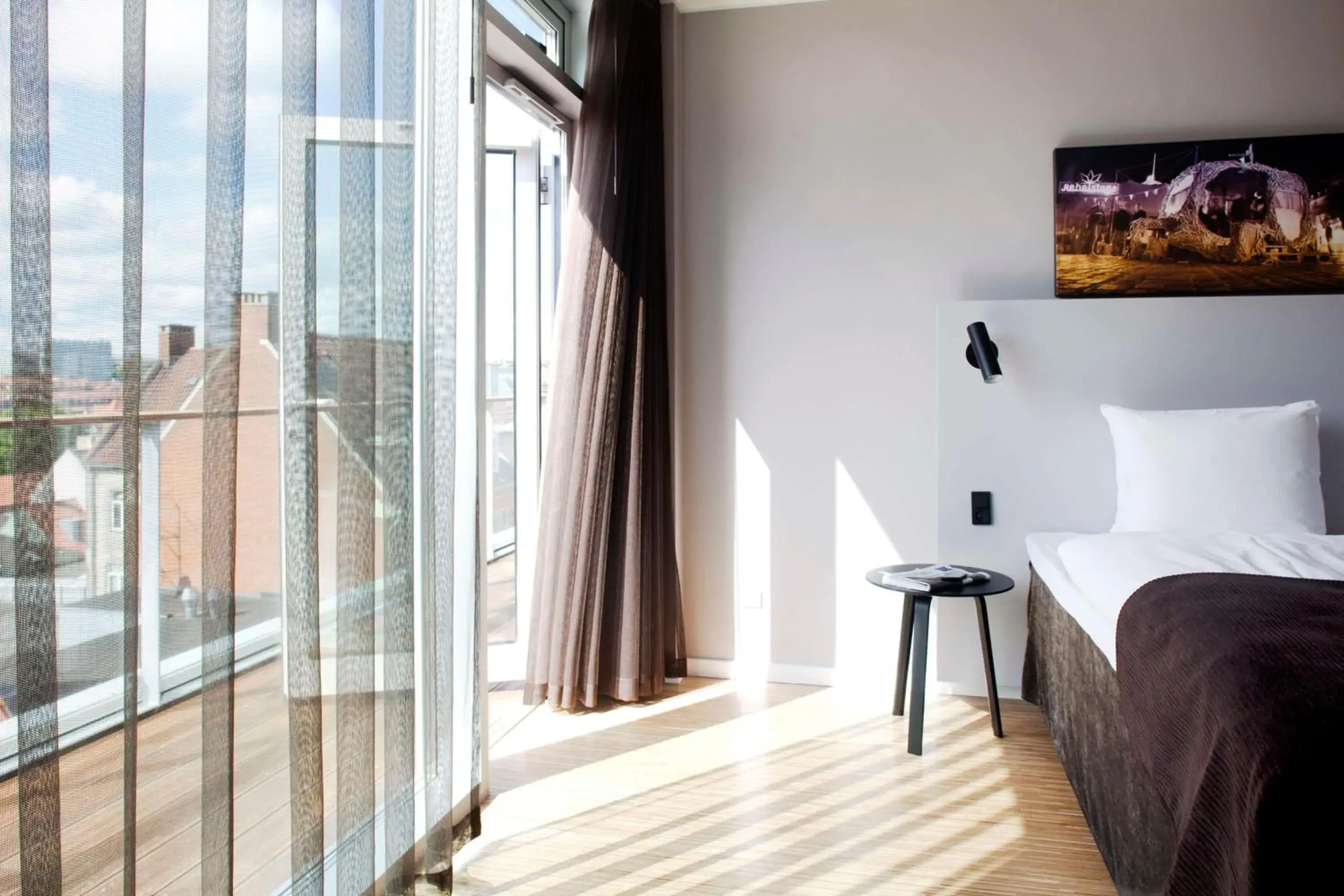 Bedroom, Bed in Scandic Aarhus City Bedroom, Bed in Scandic Aarhus City