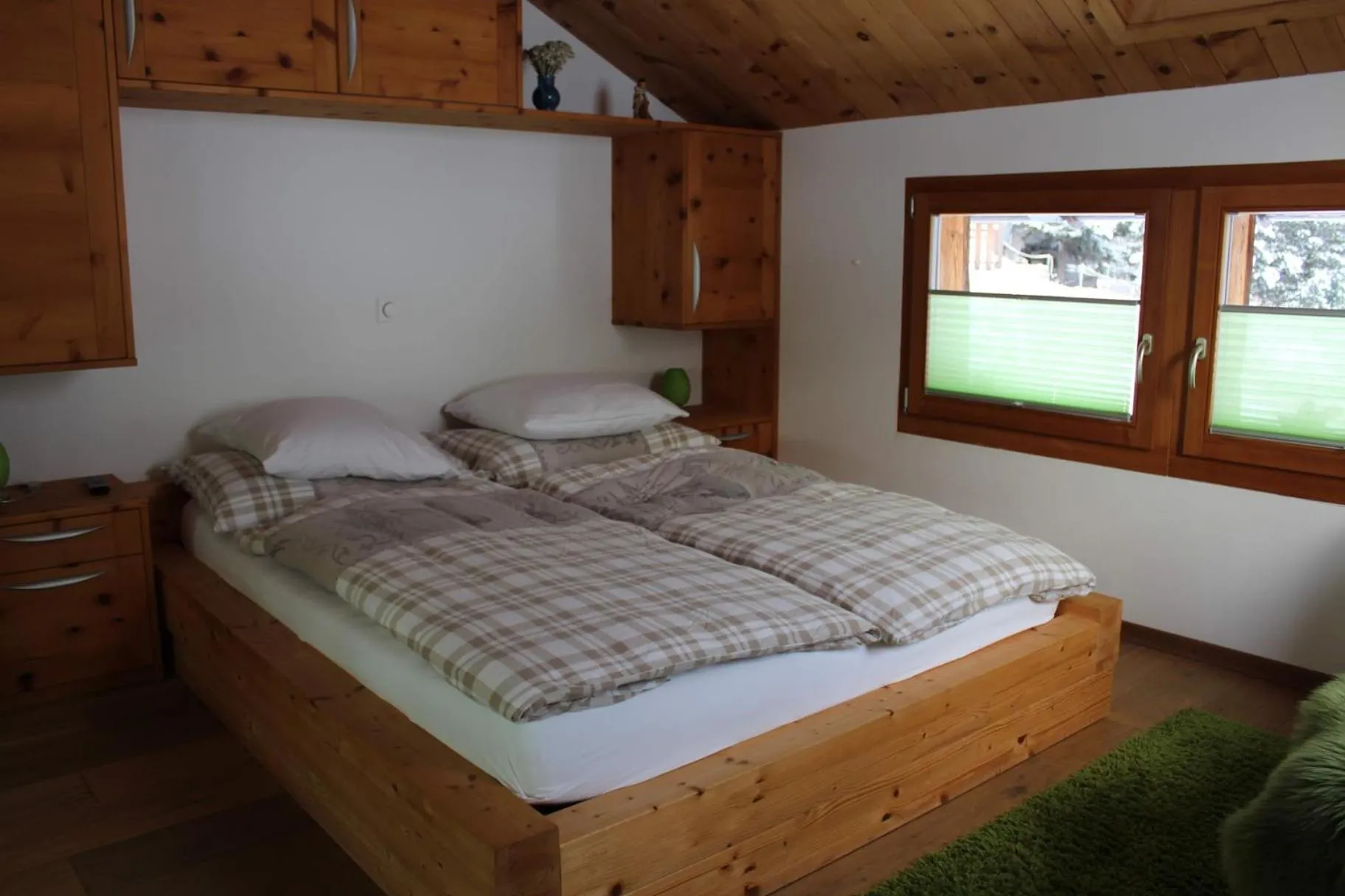 Bedroom, Bed in Chalet Gädi