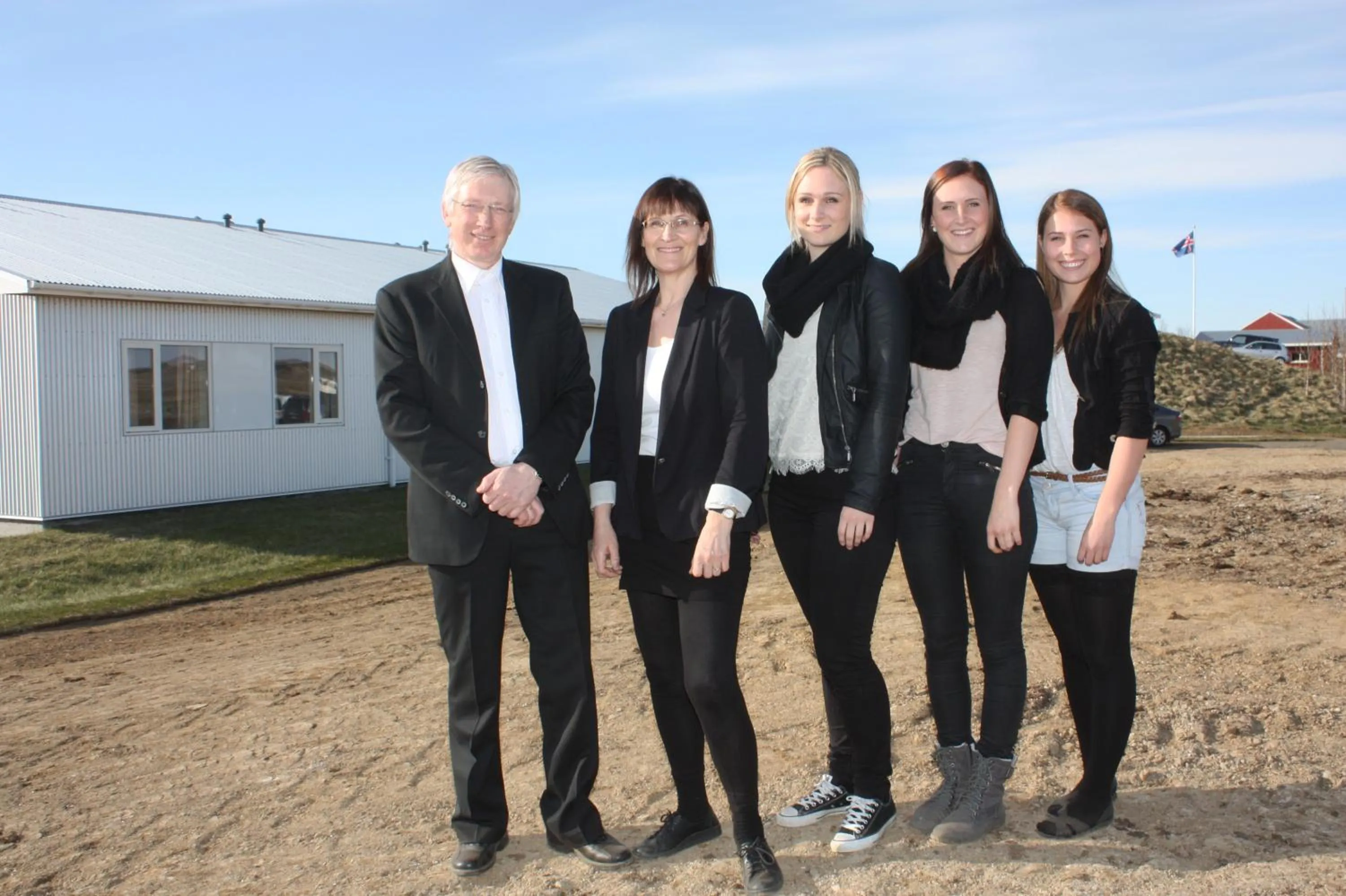 Staff in Lambastadir Guesthouse