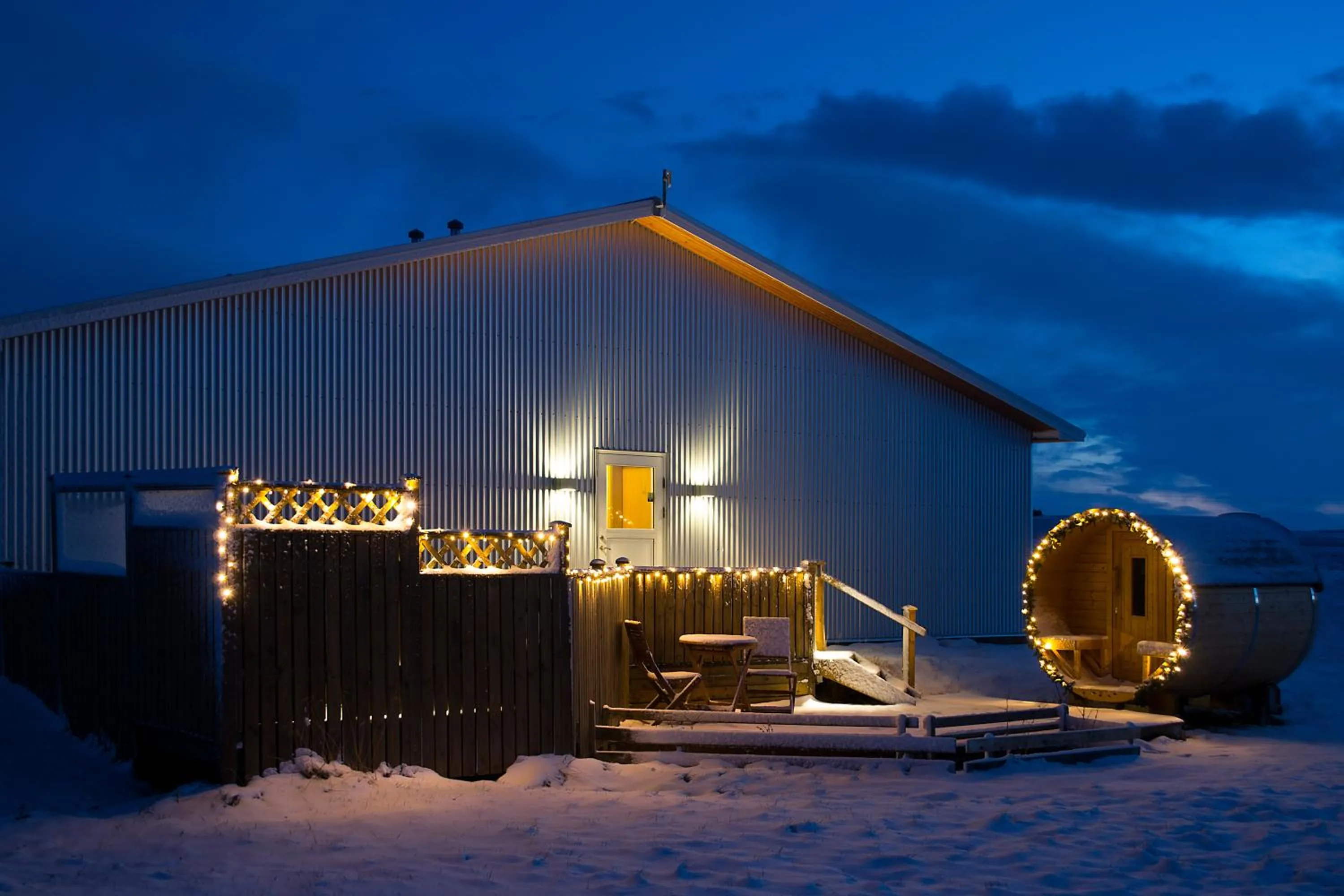 Winter in Lambastadir Guesthouse