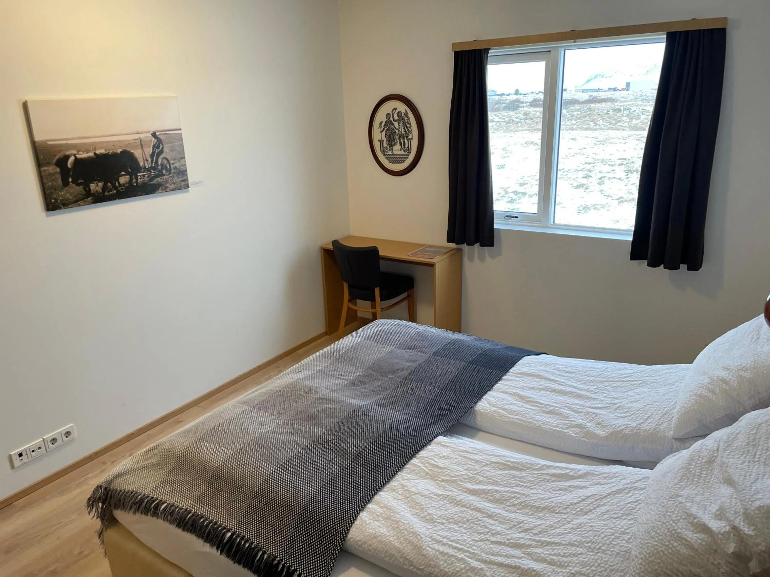 Property building, Bed in Lambastadir Guesthouse