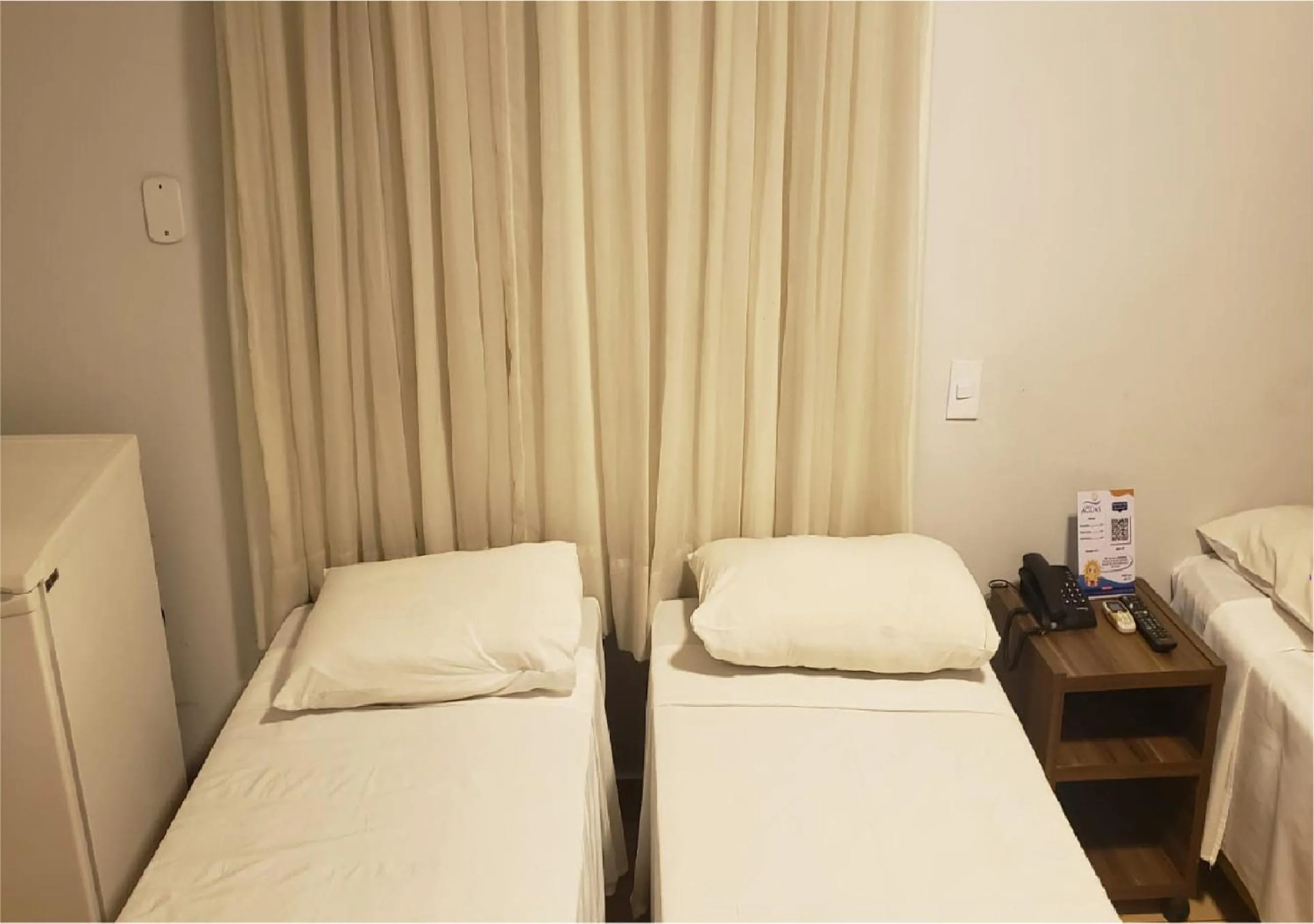 Bed in Pousada das Aguas