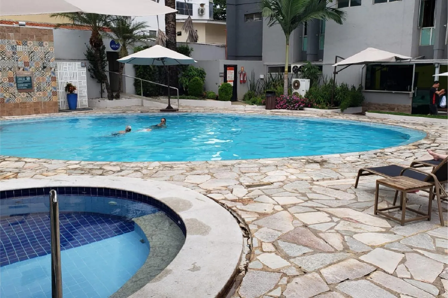 Swimming pool in Pousada das Aguas