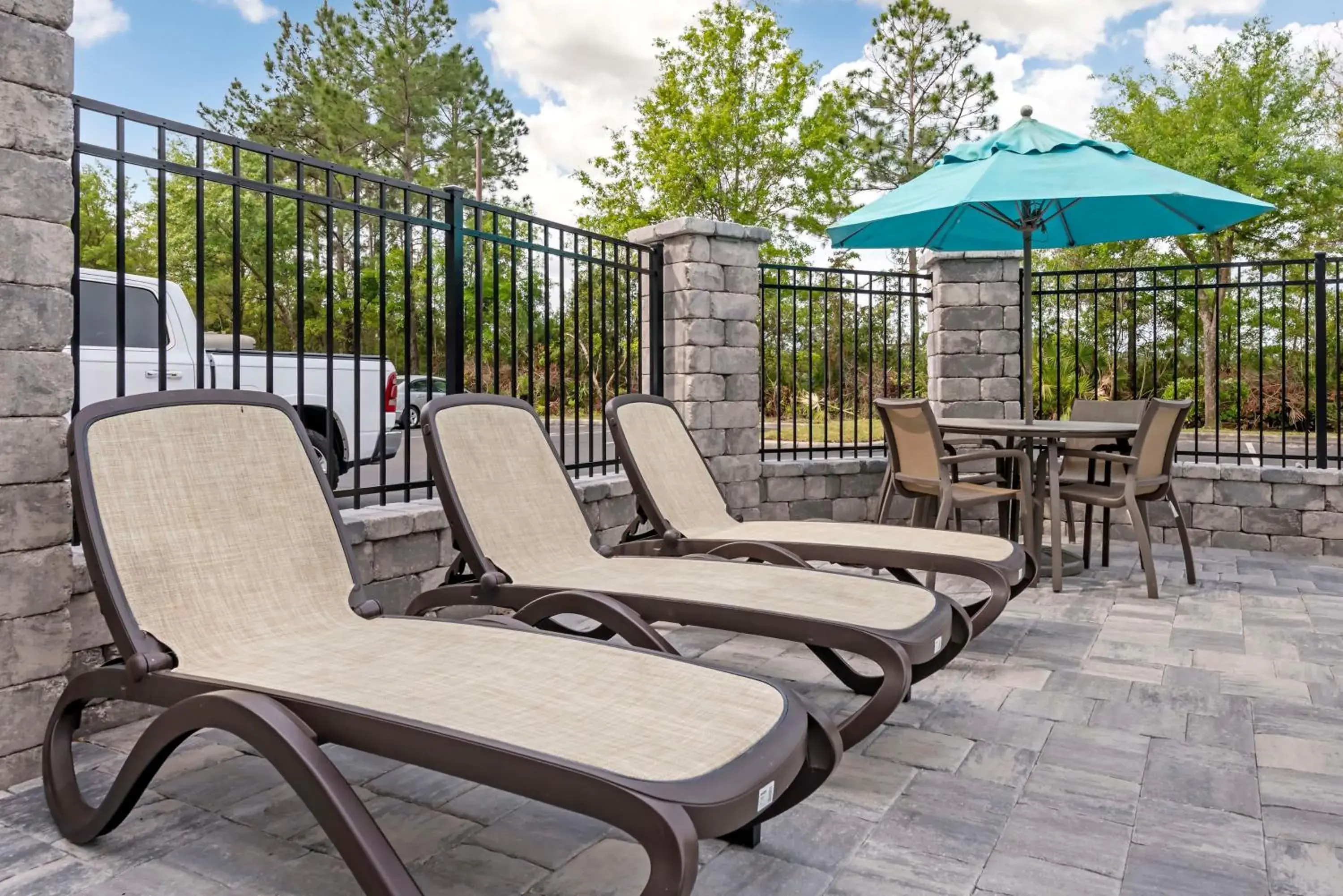 Pool view in Best Western Plus First Coast Inn and Suites Pool view in Best Western Plus First Coast Inn and Suites